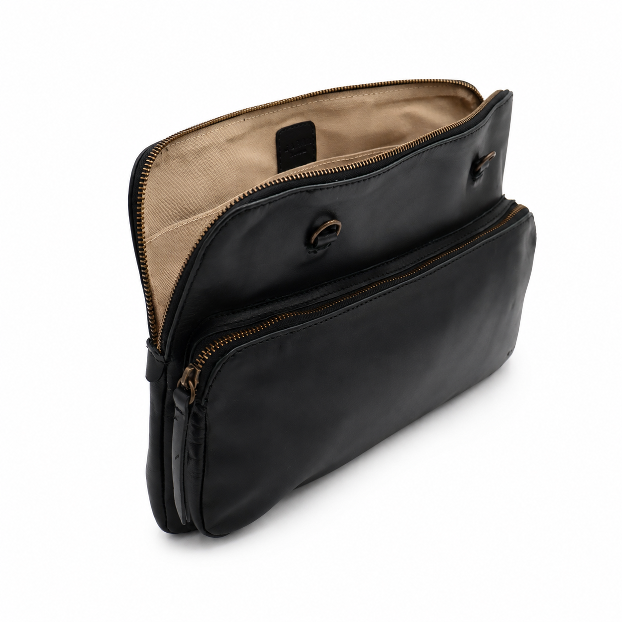 The Laptop Case (Leather) 14" - Black