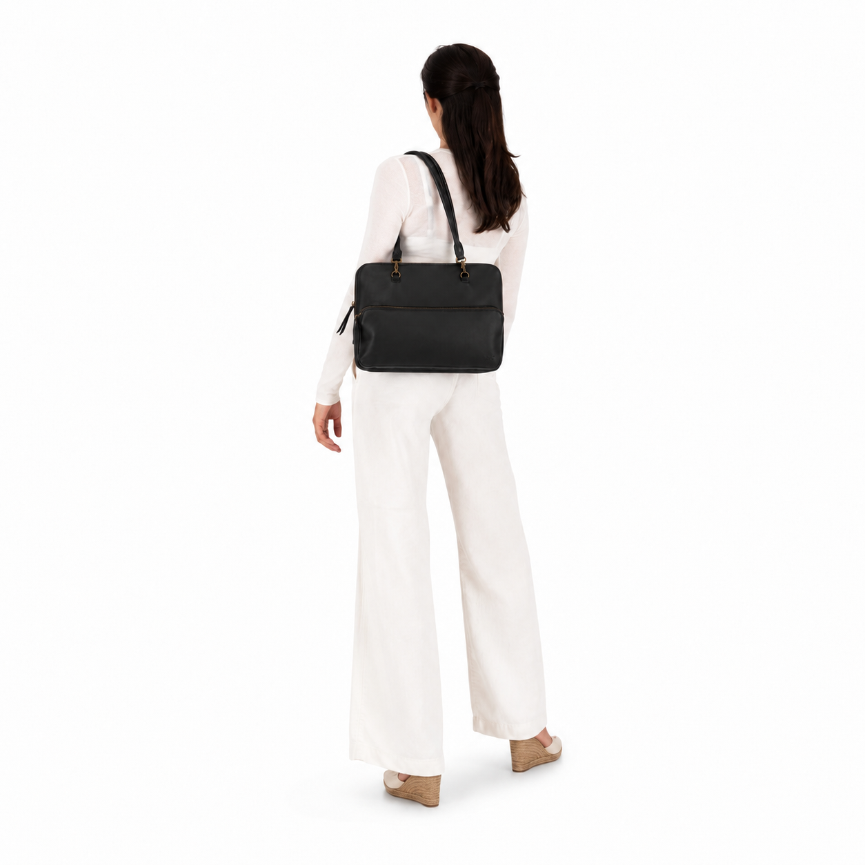 The Laptop Case (Leather) 14" - Black