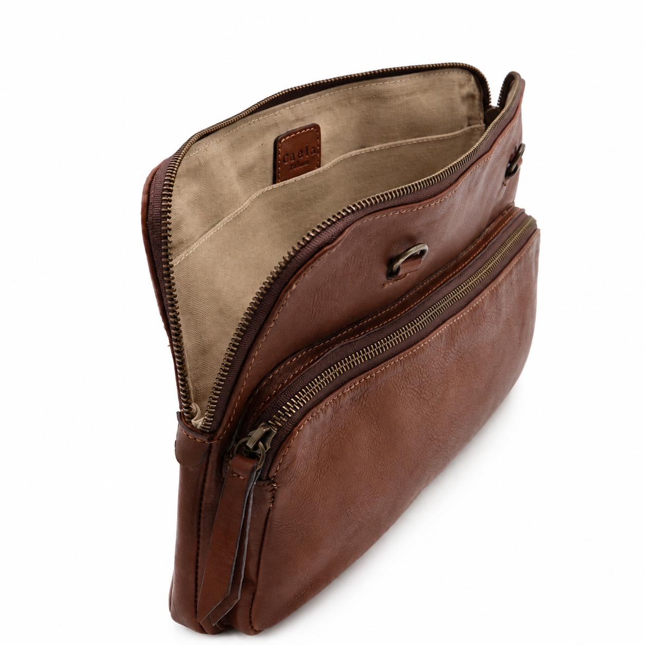 The Laptop Case (Leather) 14"- Miel