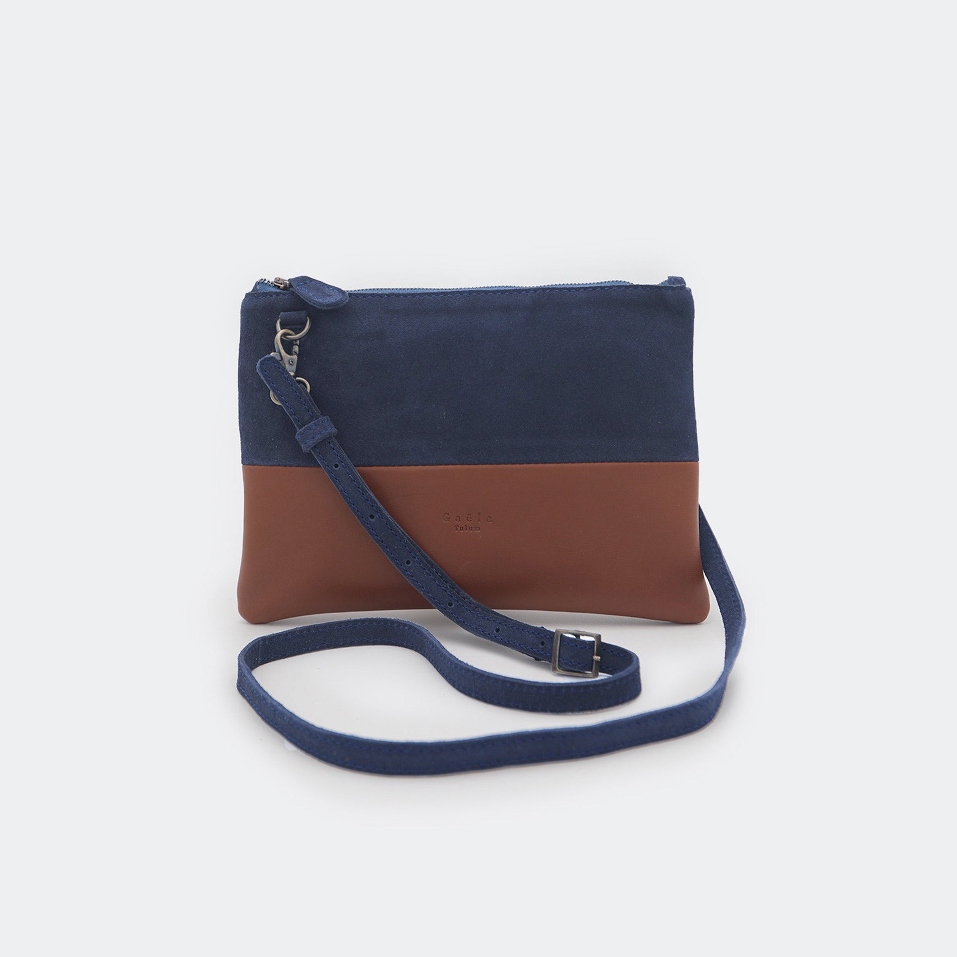 The Pochette (Leather) - Marino