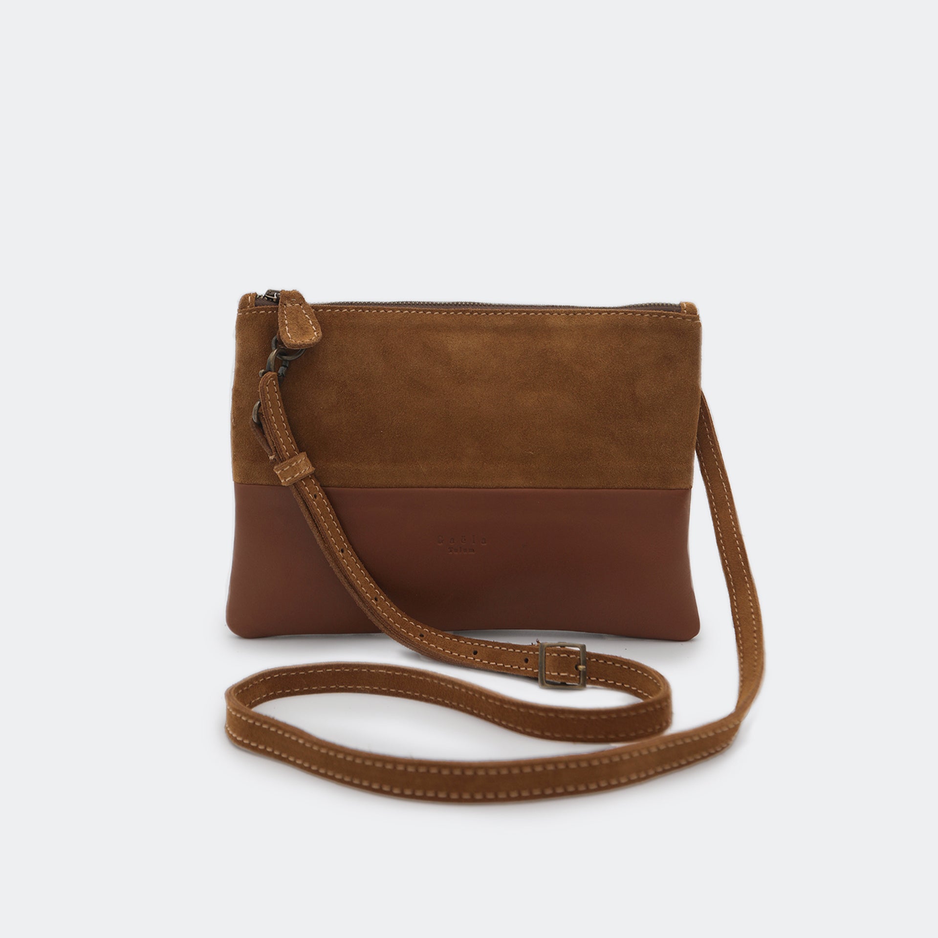 The Pochette (Leather) - Tobacco