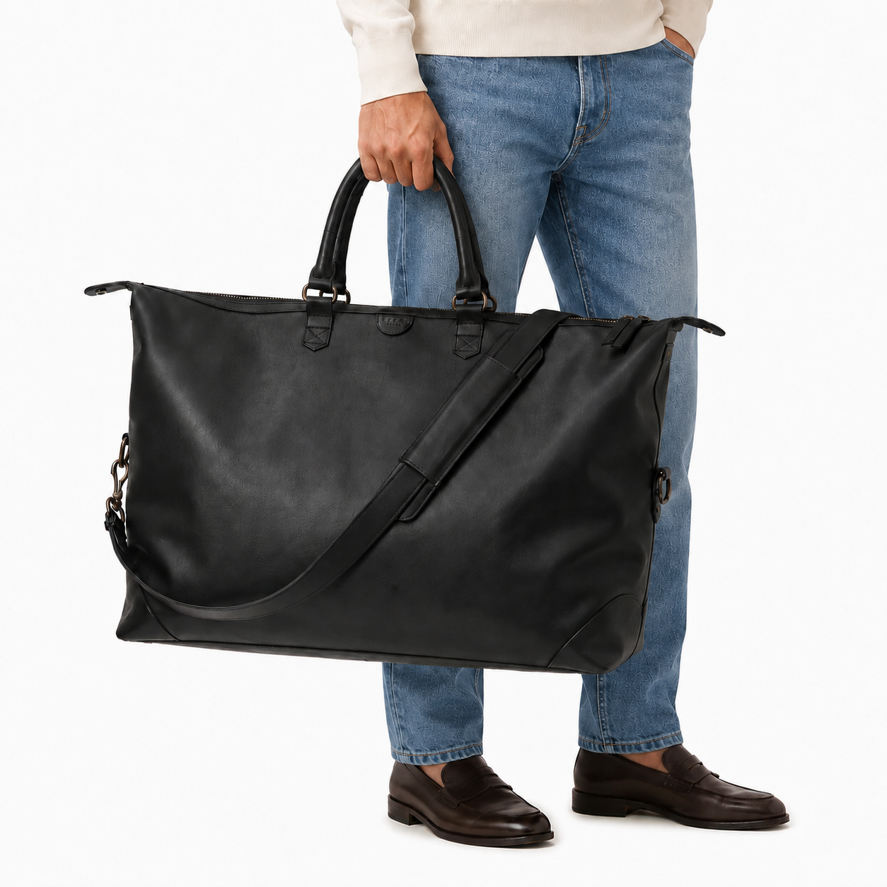 The Valise (Leather) - Black
