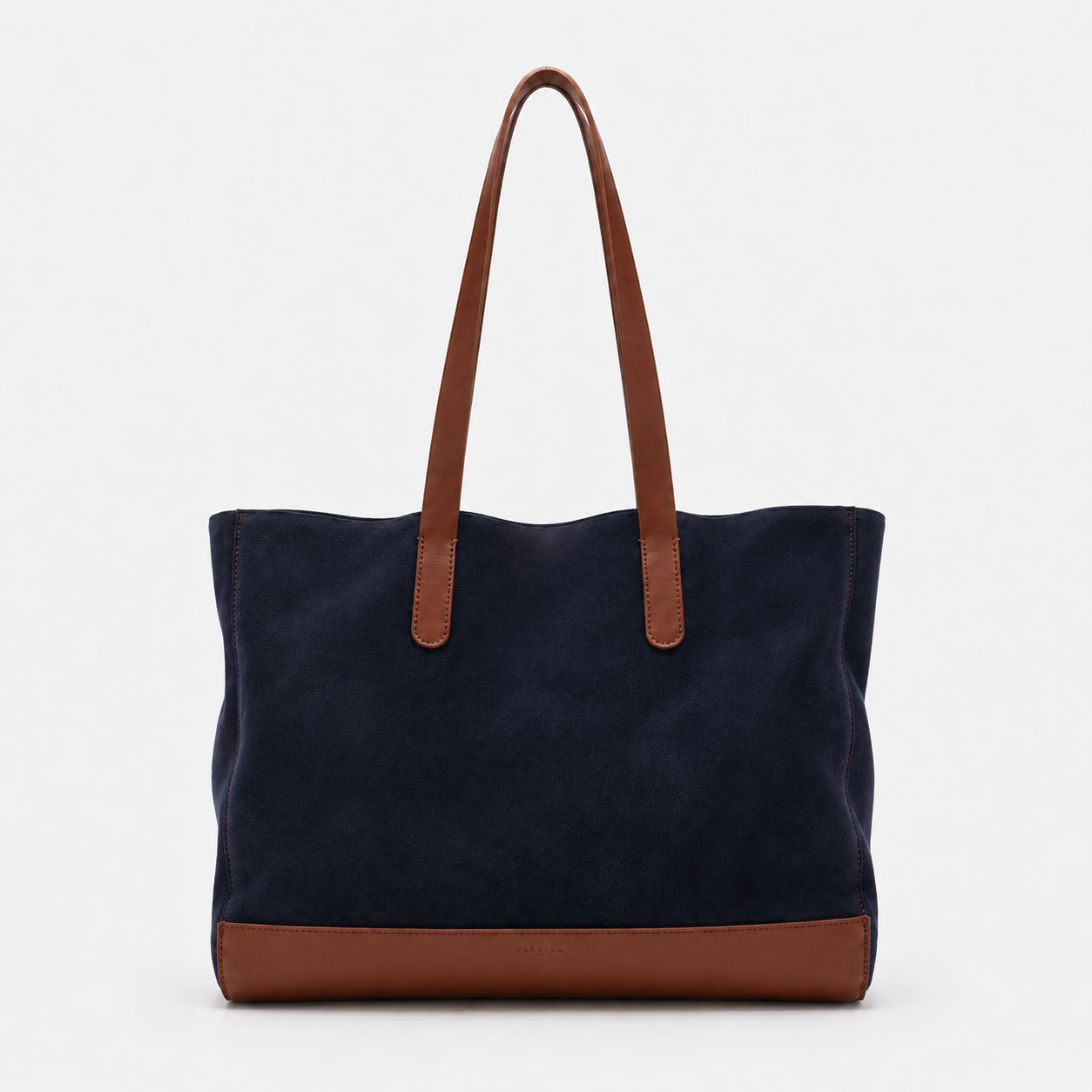 The Tote Bag (Suede) - Navy