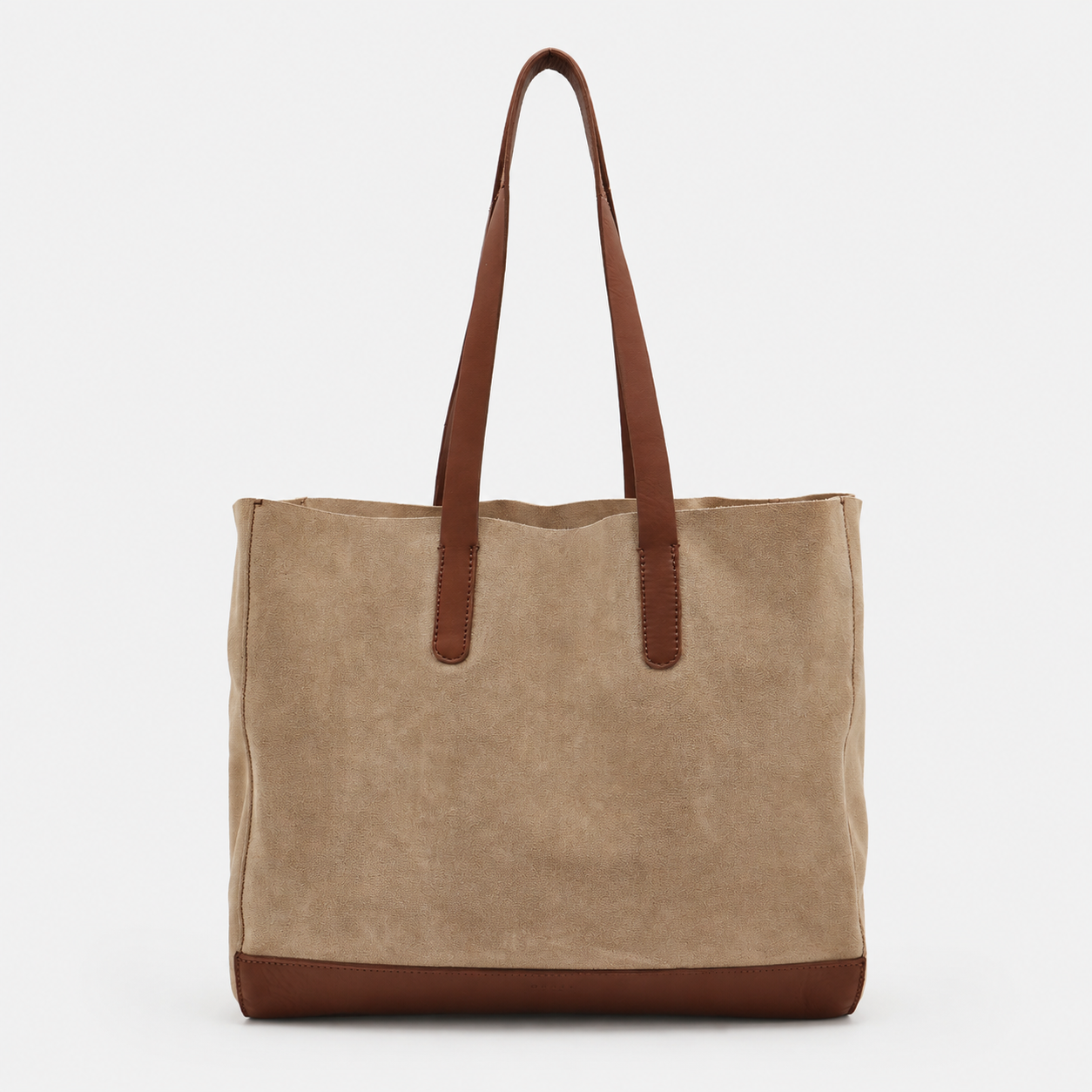 The Tote Bag (Suede) - Sand