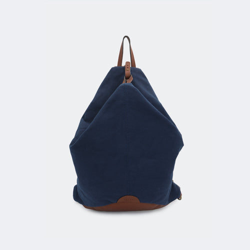 The Backpack (Waxed Cotton) - Marino