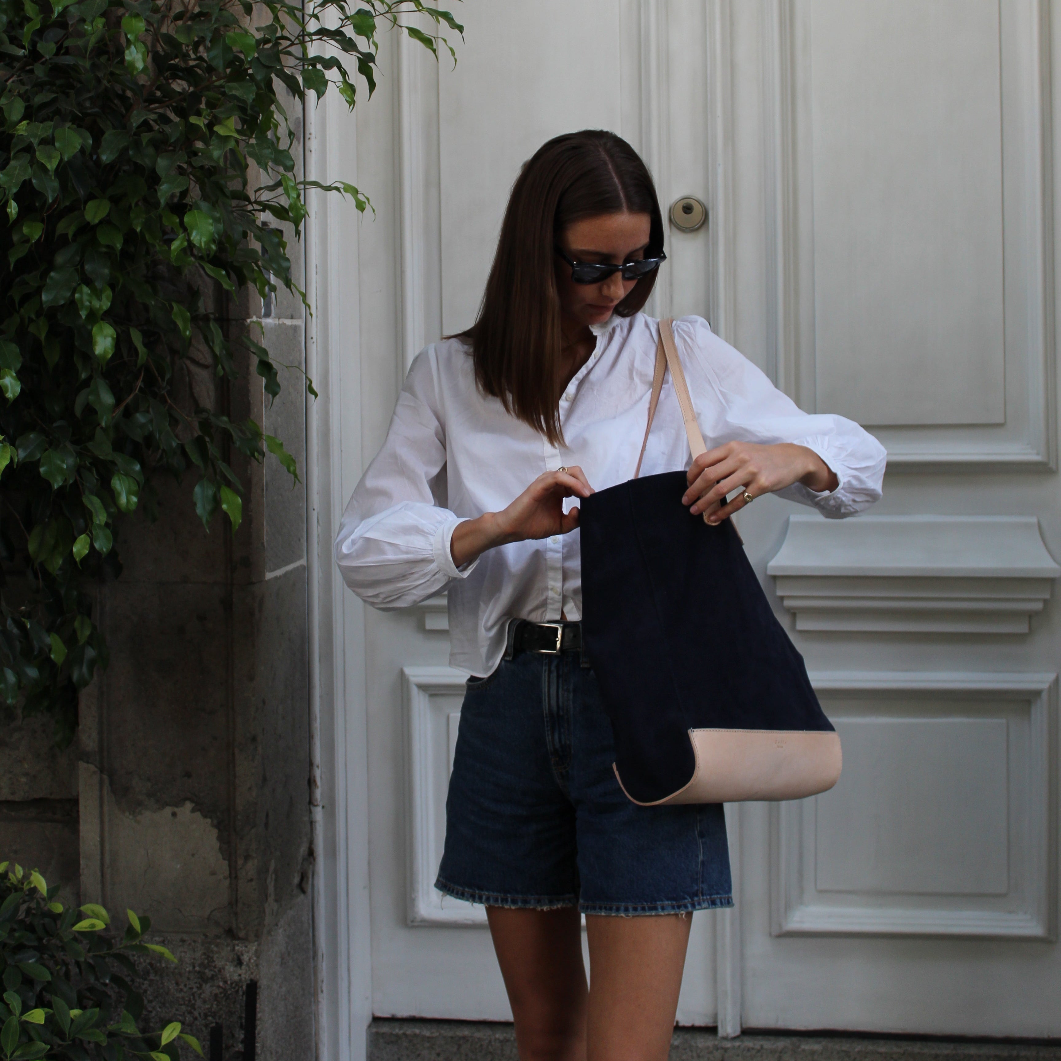 The Tote Bag (Cowhide) - Marino