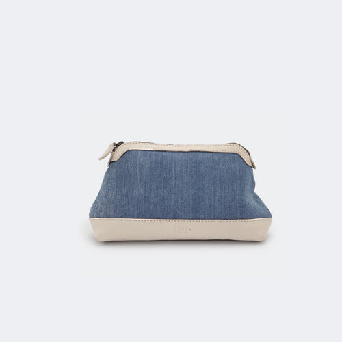 The Essentials Case (Waxed Cotton) - Denim