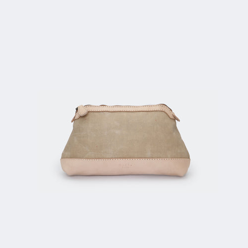 The Essentials Case (Waxed Cotton) - Sand