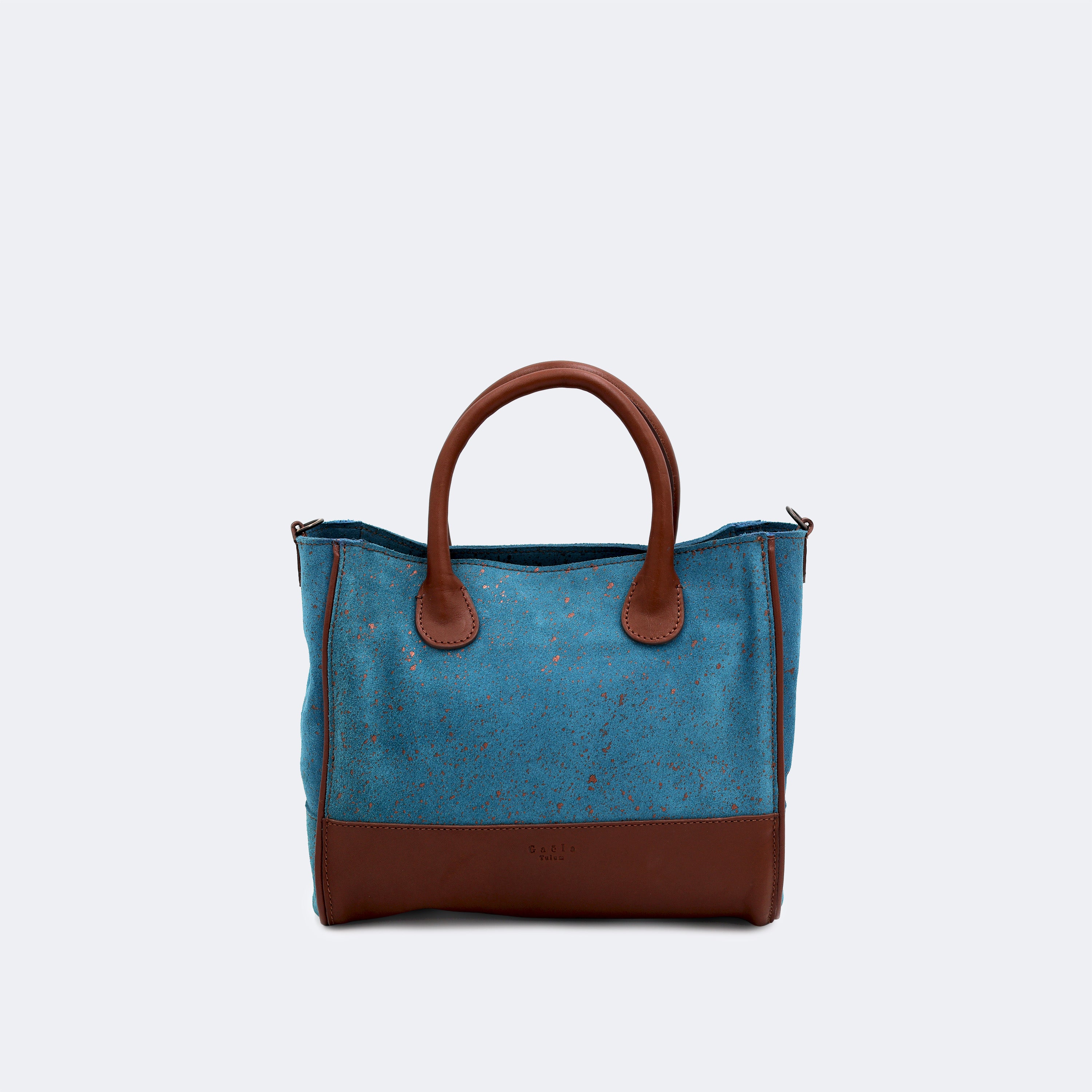 The Handbag (Suede) - Celeste