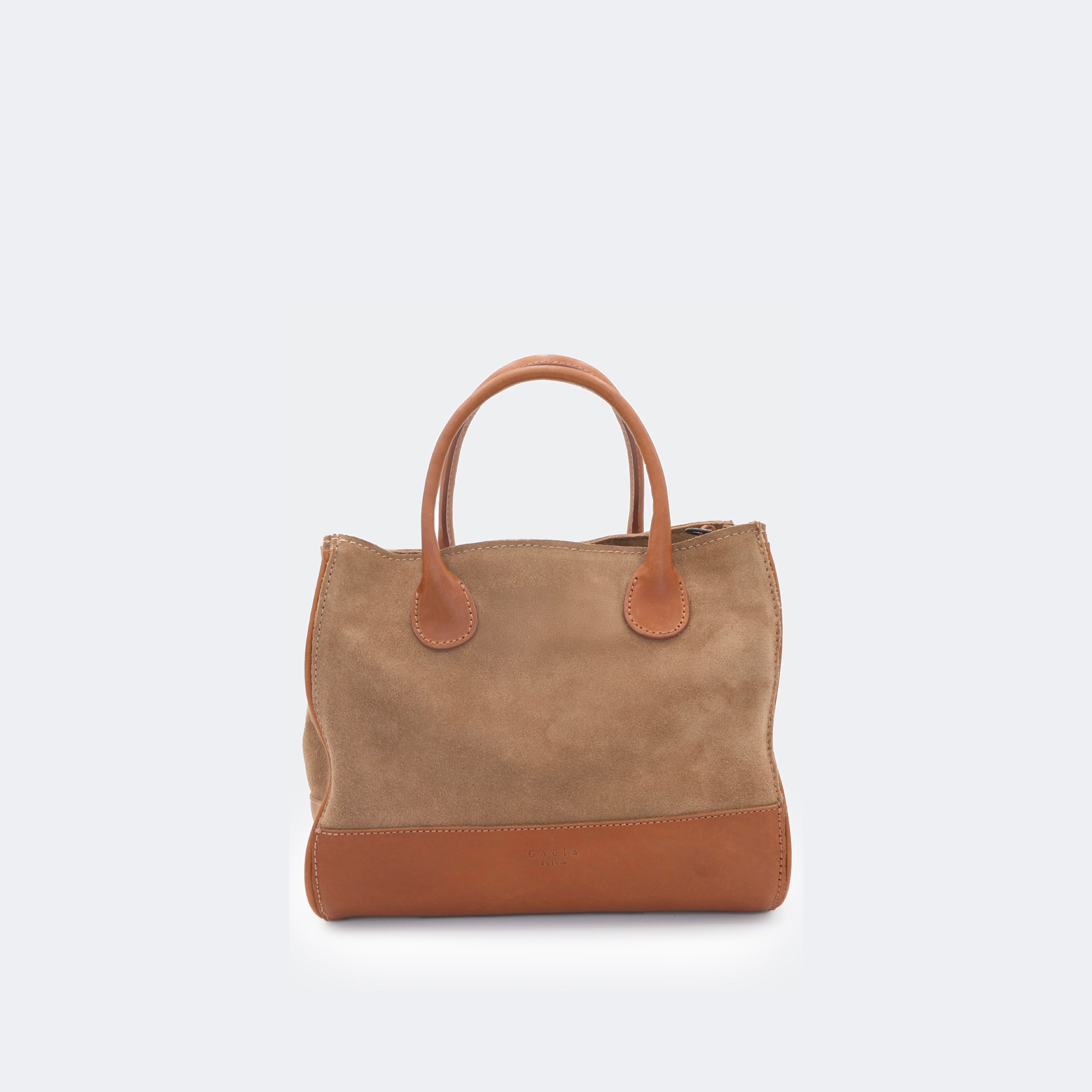 The Handbag (Suede) - Sand