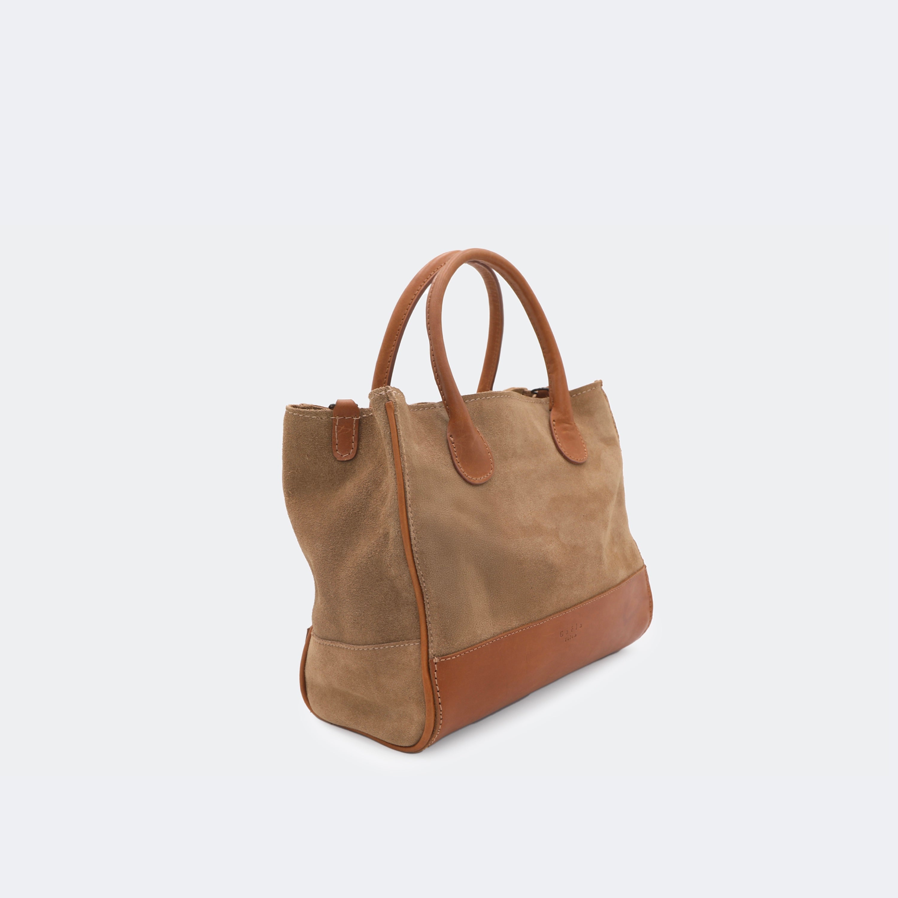 The Handbag (Suede) - Sand