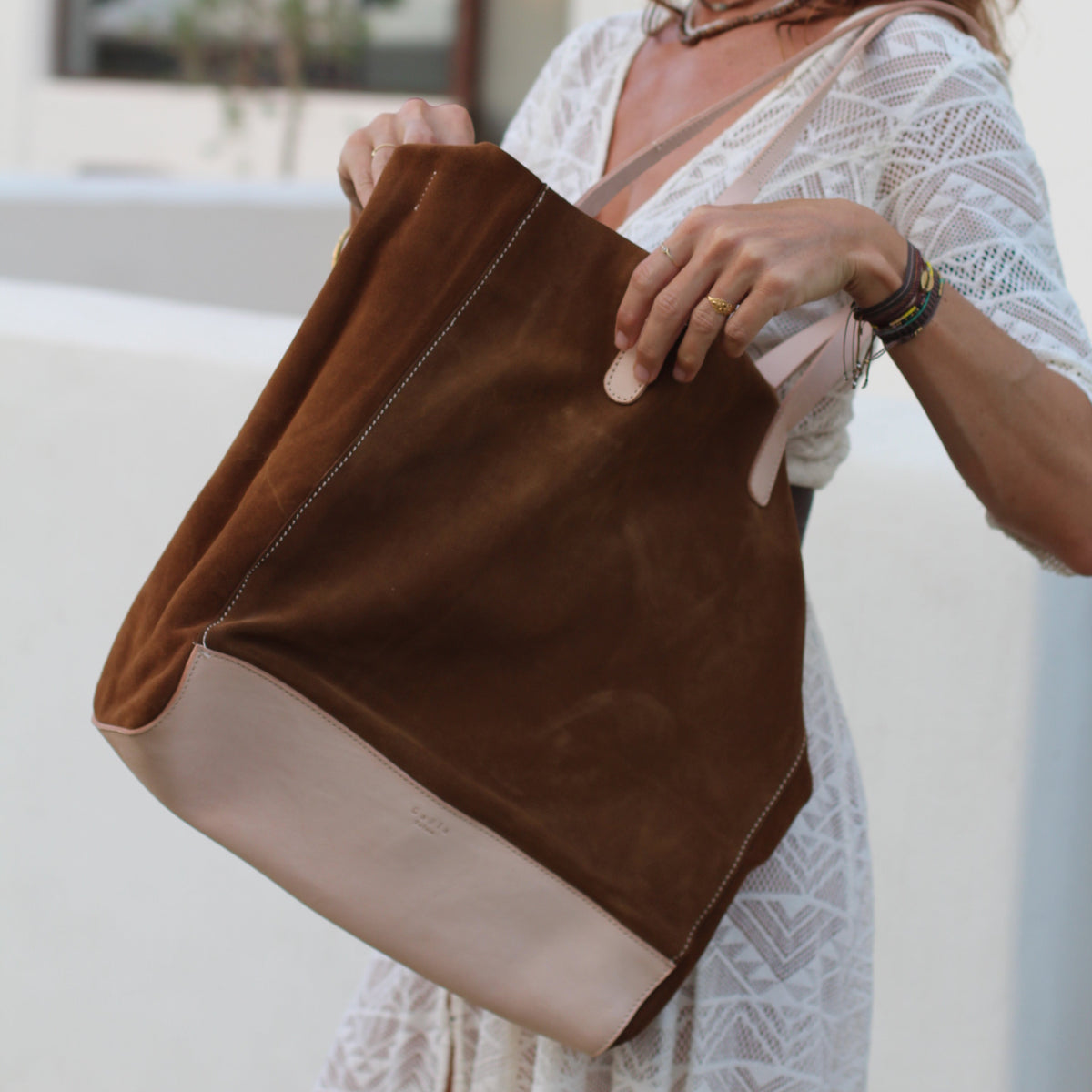 The Tote Bag (Cowhide) - Tobacco
