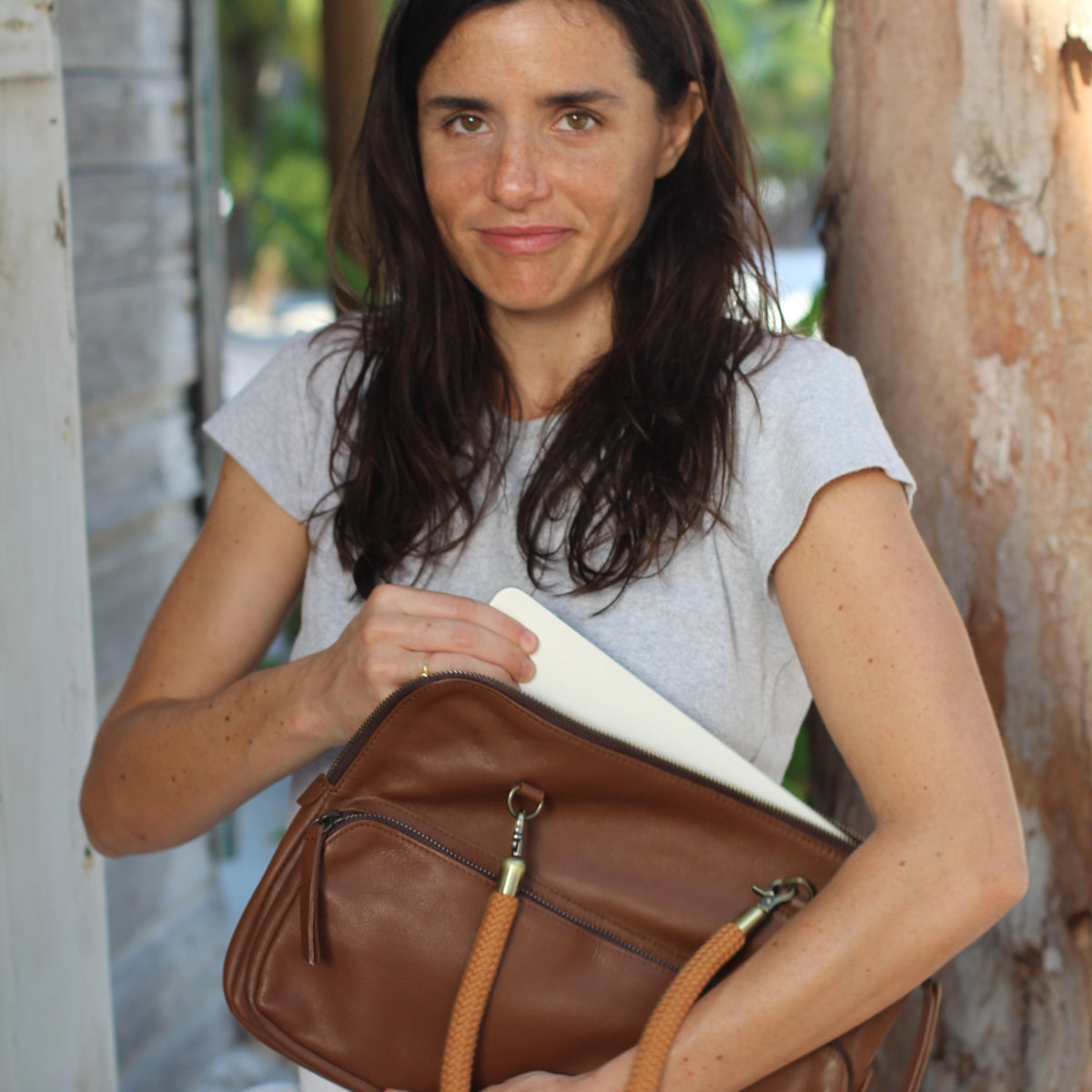 The Laptop Case (Leather) - Miel