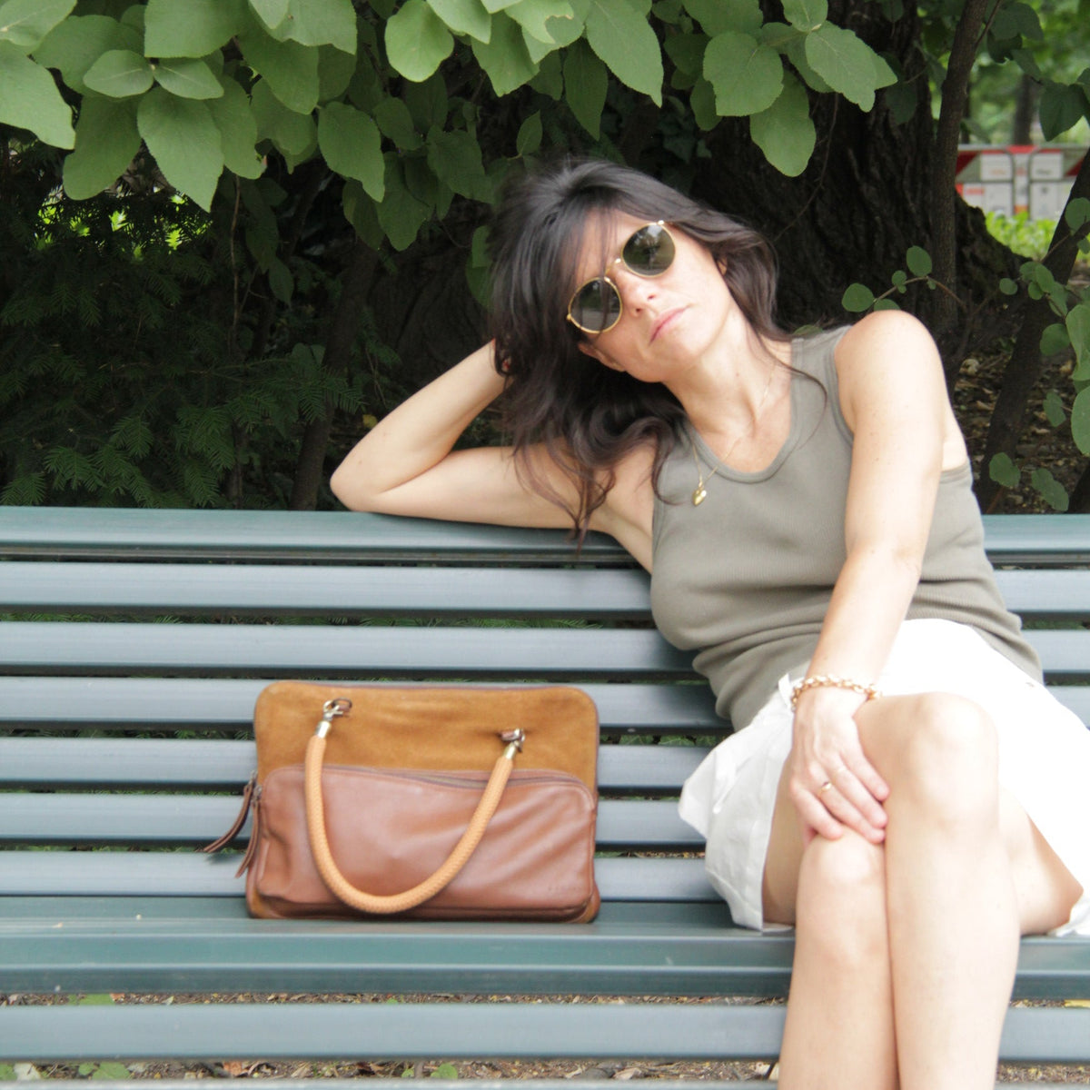 The Laptop Case - Tobacco