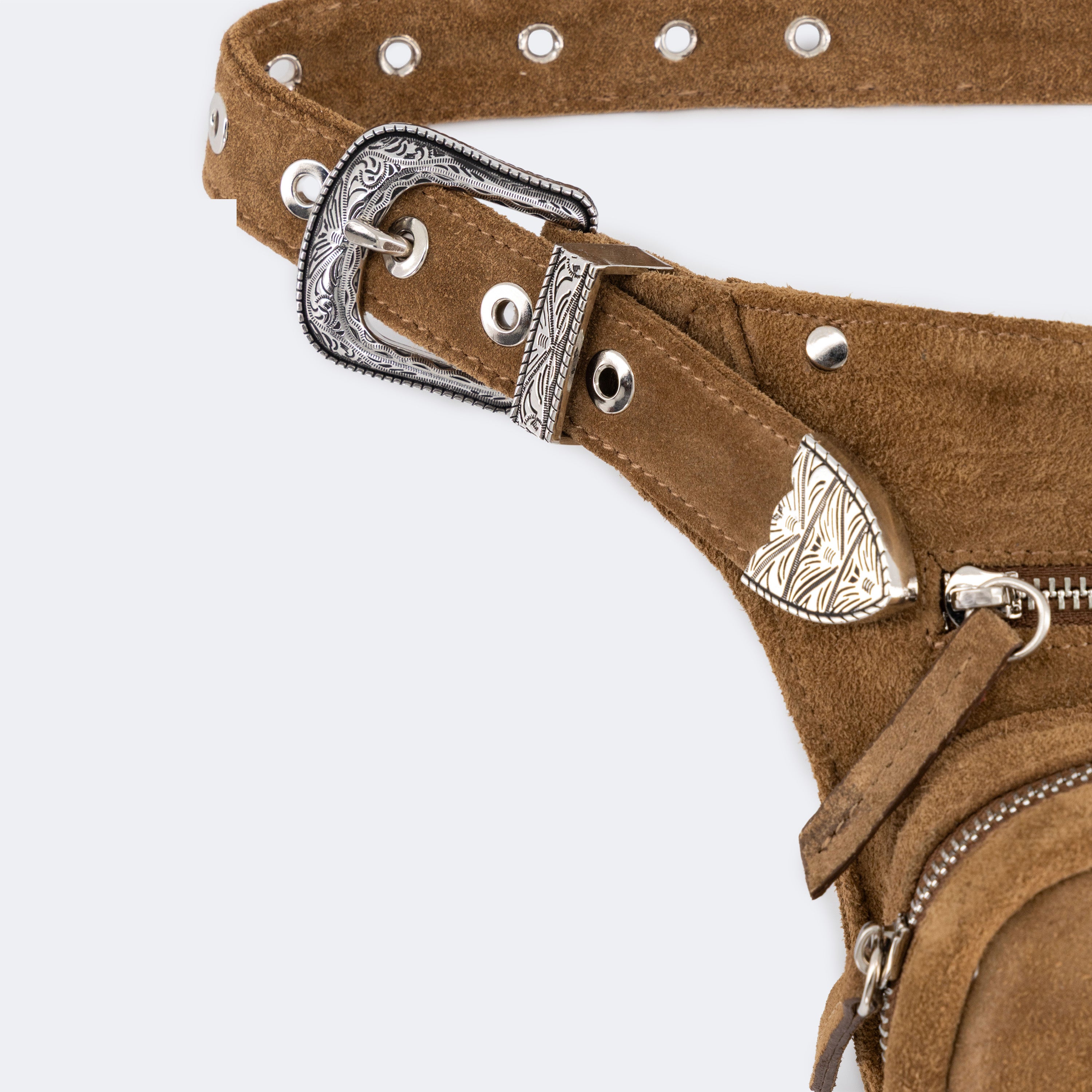 The Sac Ceinture (Suede) - Sand