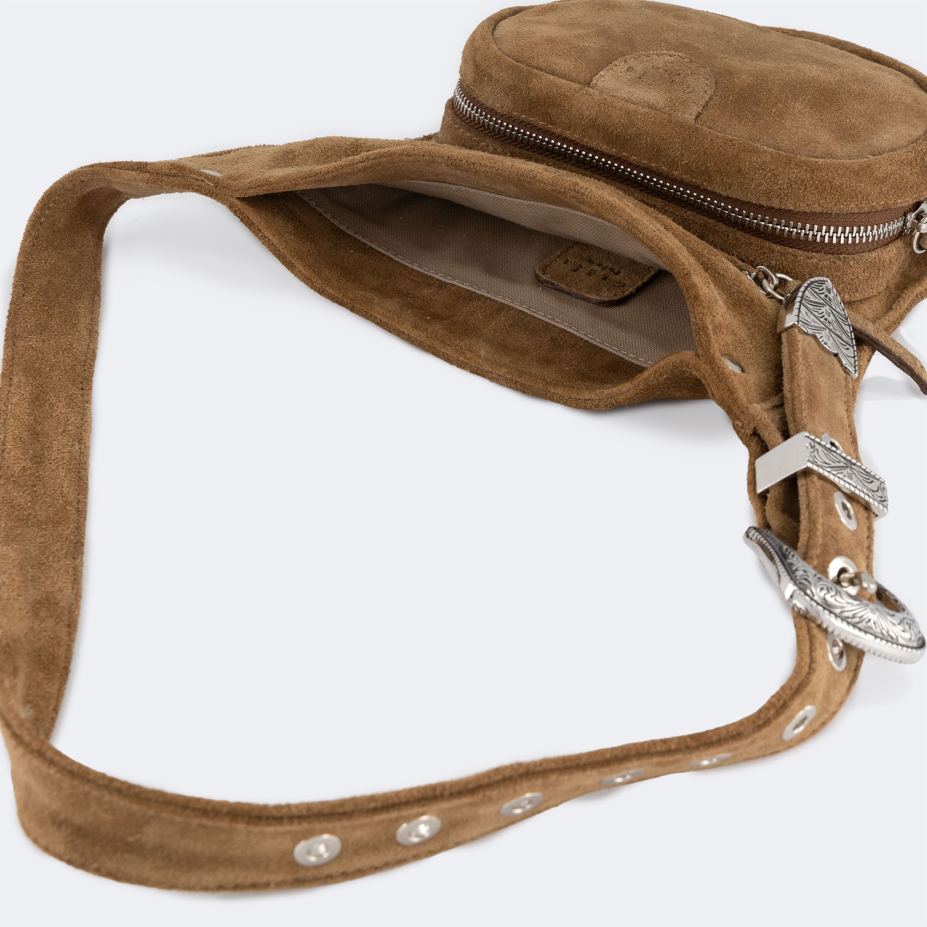 The Sac Ceinture (Suede) - Sand