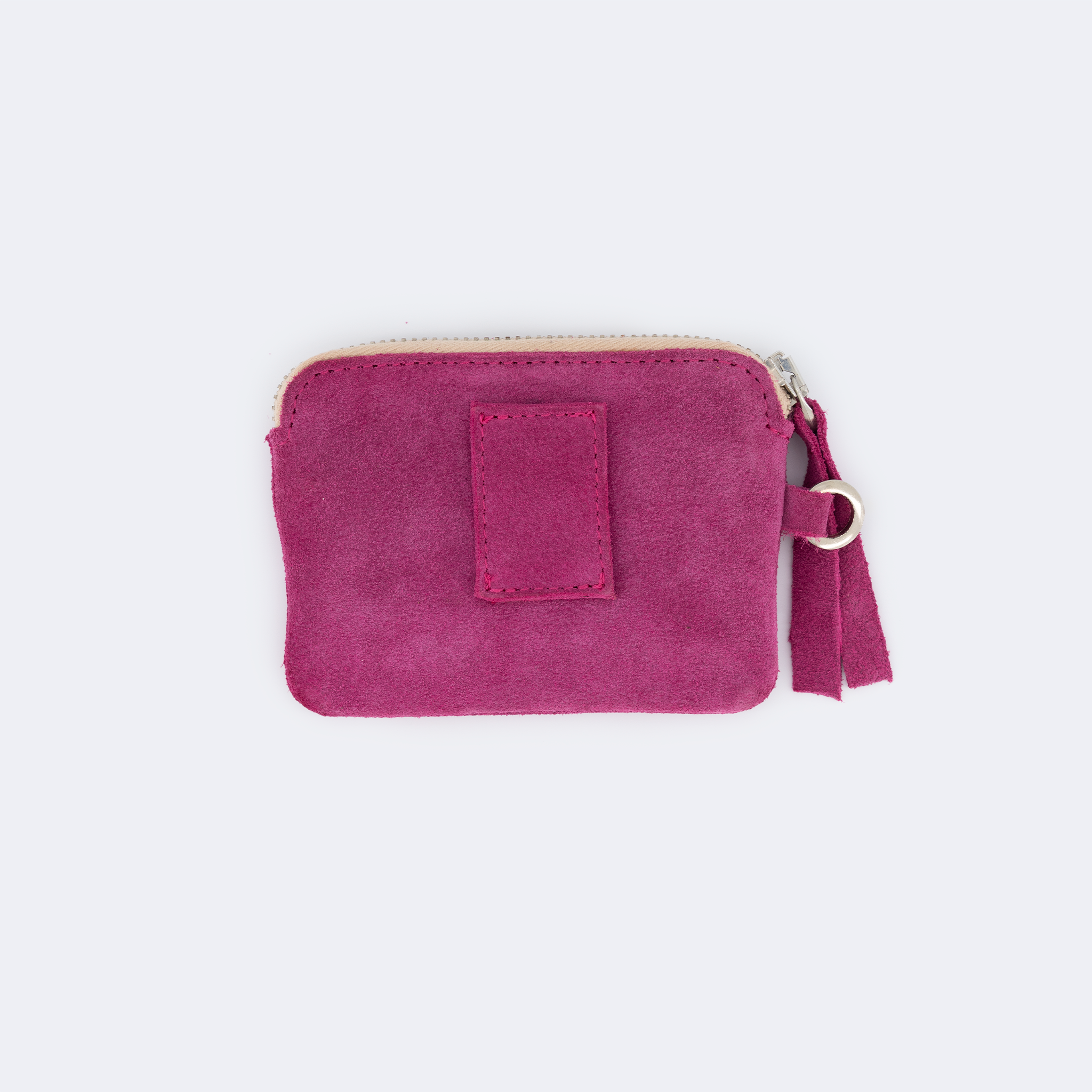 The Mini Wallet (Suede) - Fucsia