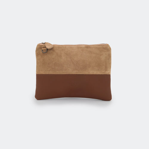 The Pochette (Leather)- Sand