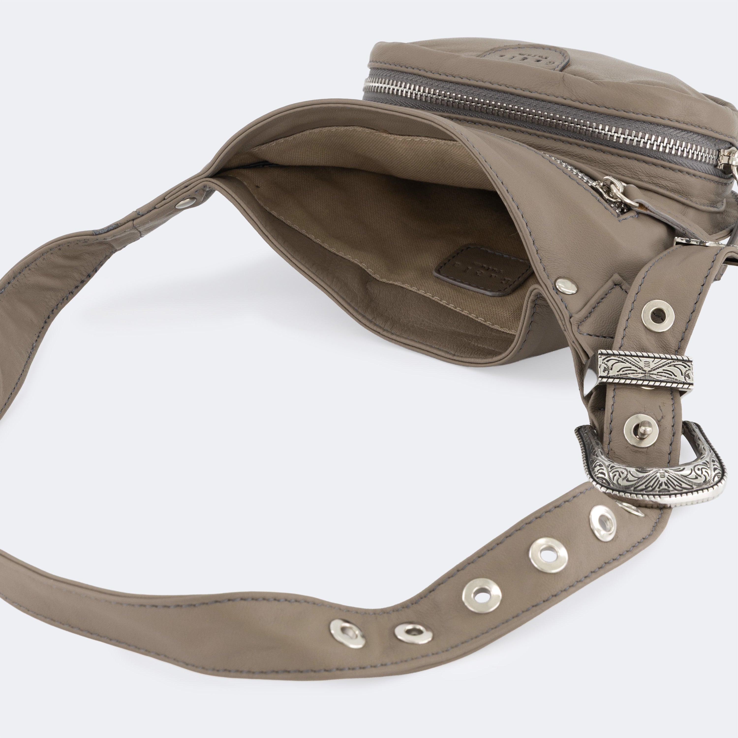 The Sac Ceinture (Leather) - Taupe