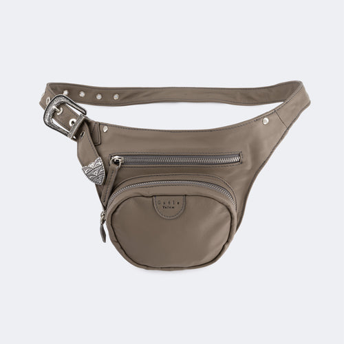The Sac Ceinture (Leather) - Taupe