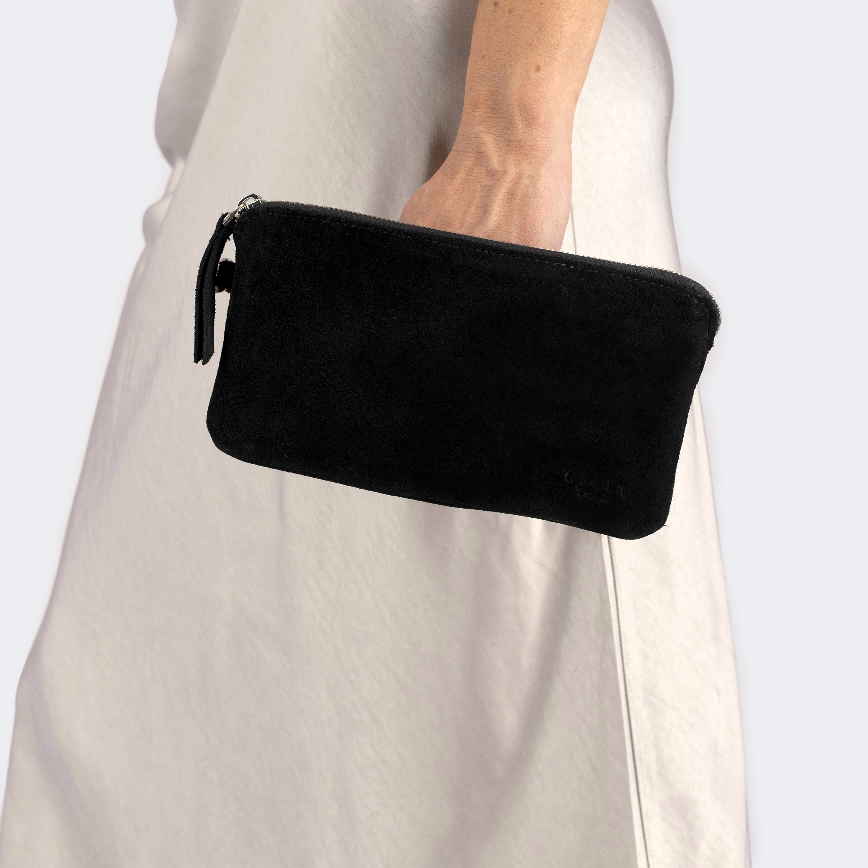 The Wallet (Suede) - Black