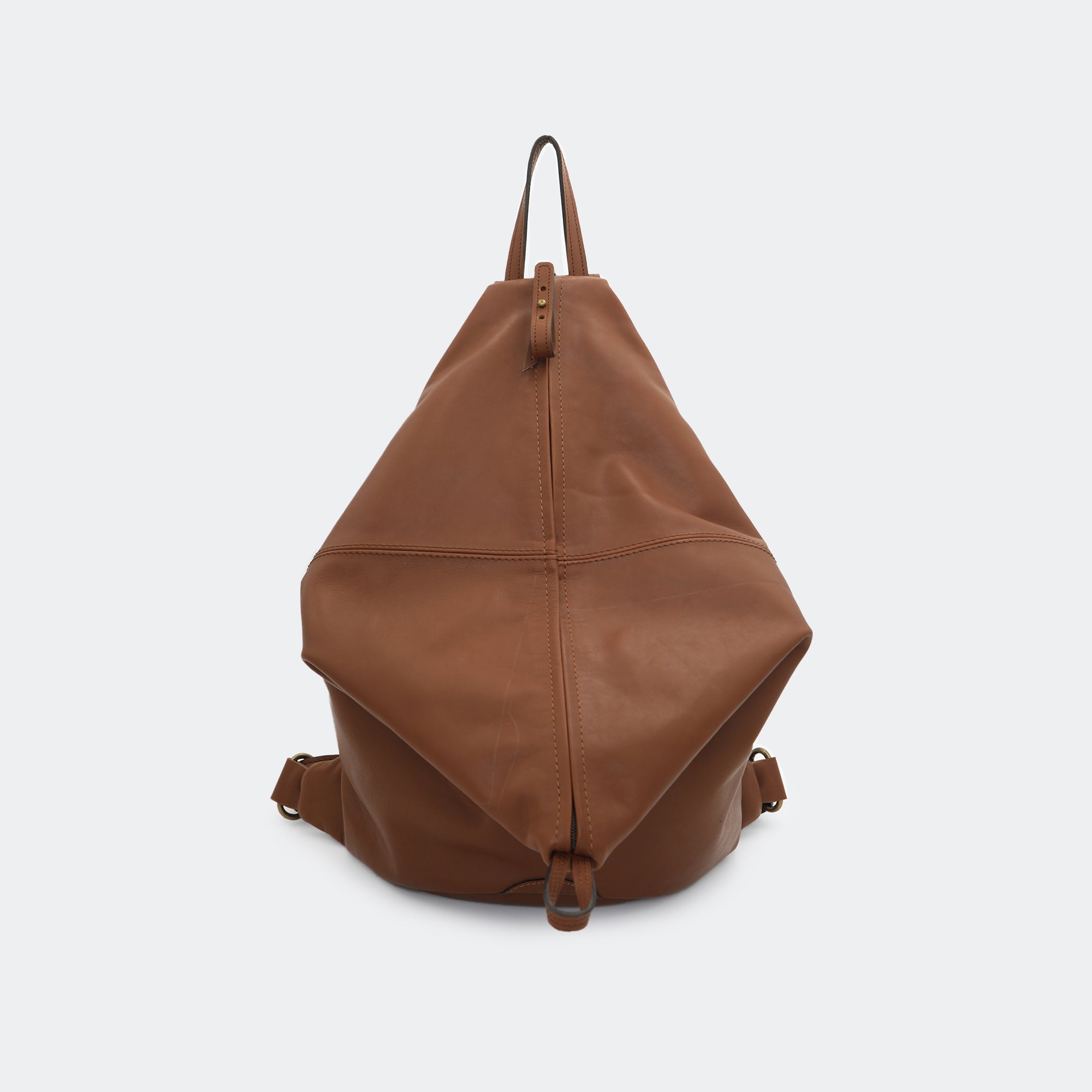 The Backpack (Leather) - Miel