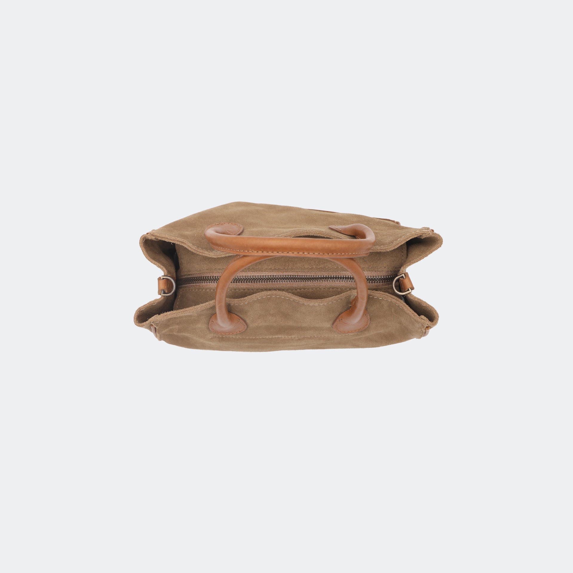 The Handbag (Suede) - Sand