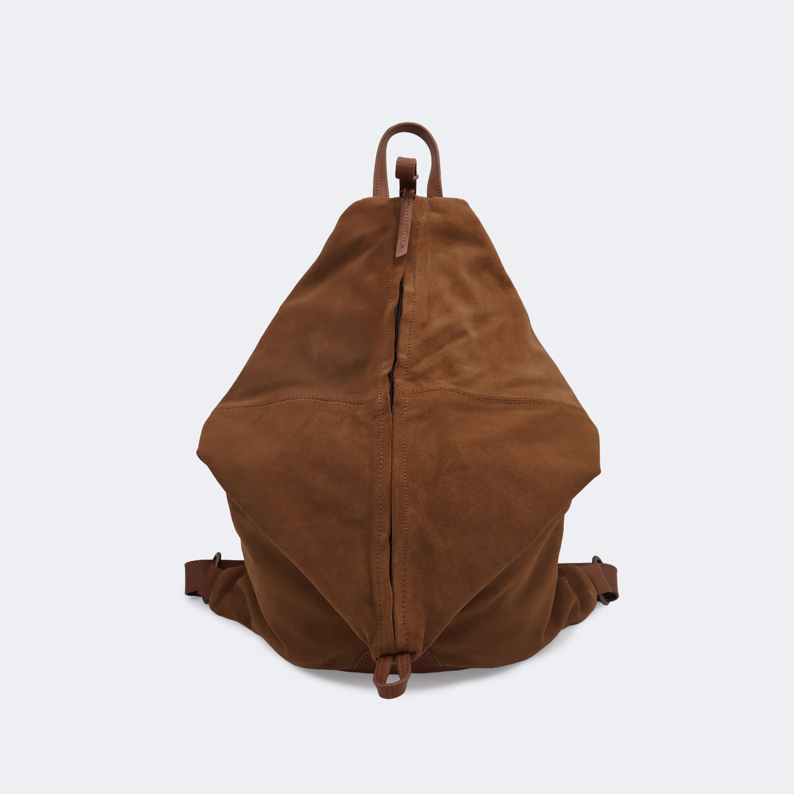 The Backpack (Suede) - Tobacco