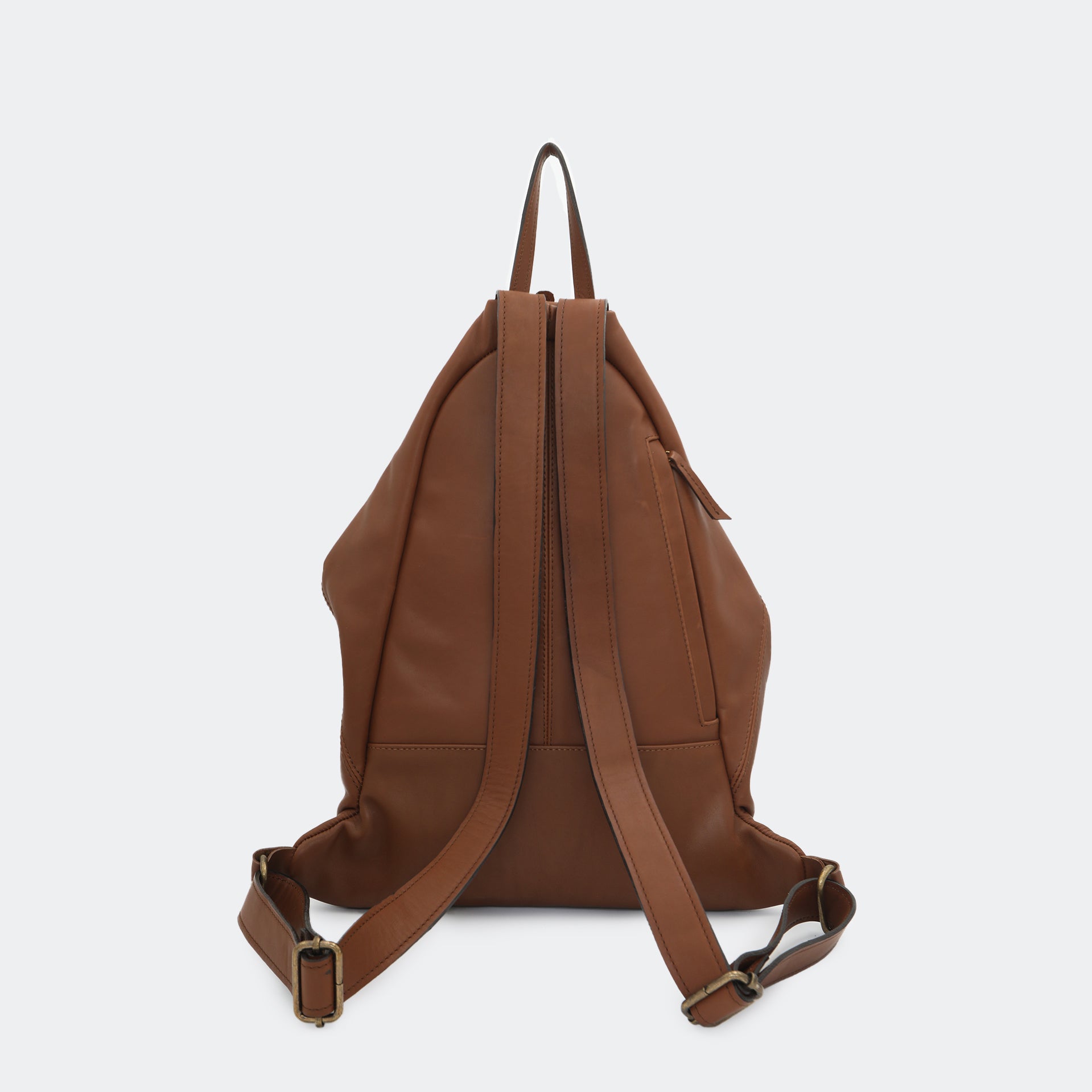 The Backpack (Leather) - Miel