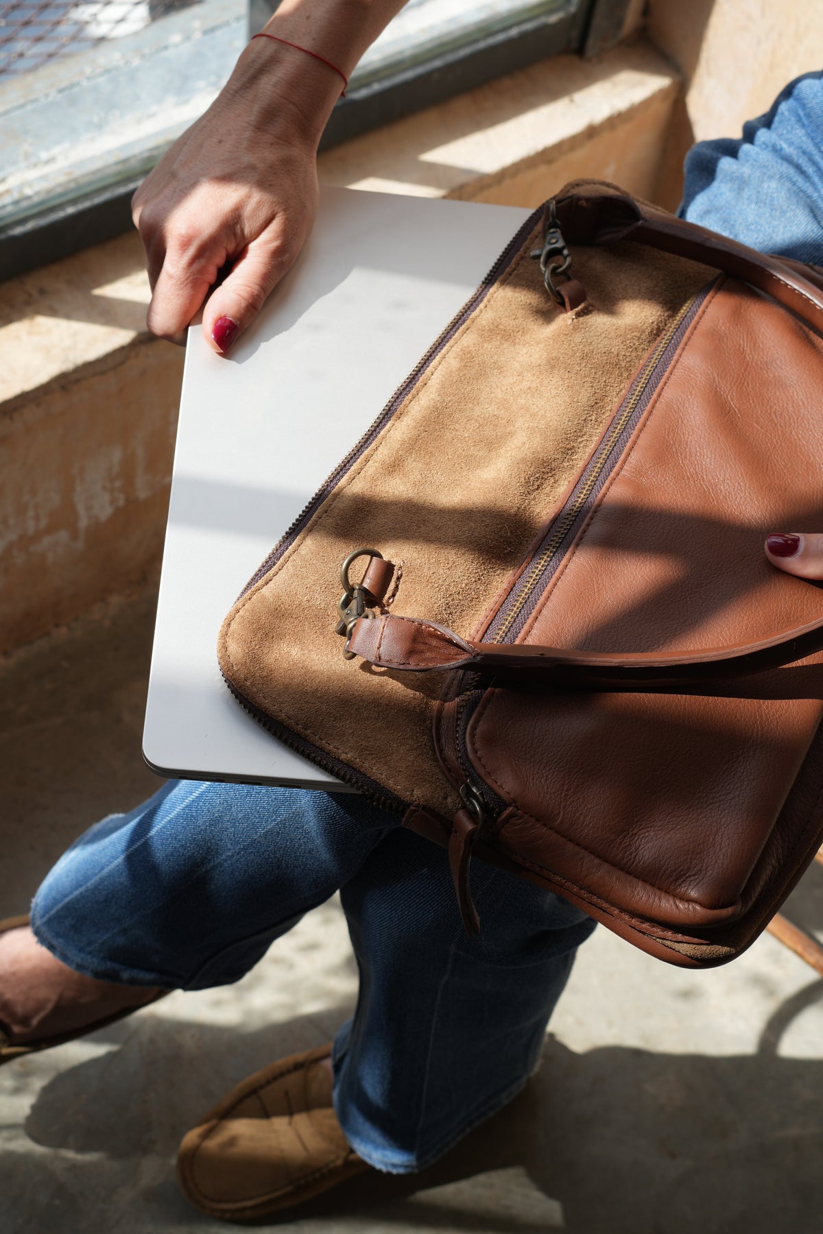 The Laptop Case - Sand