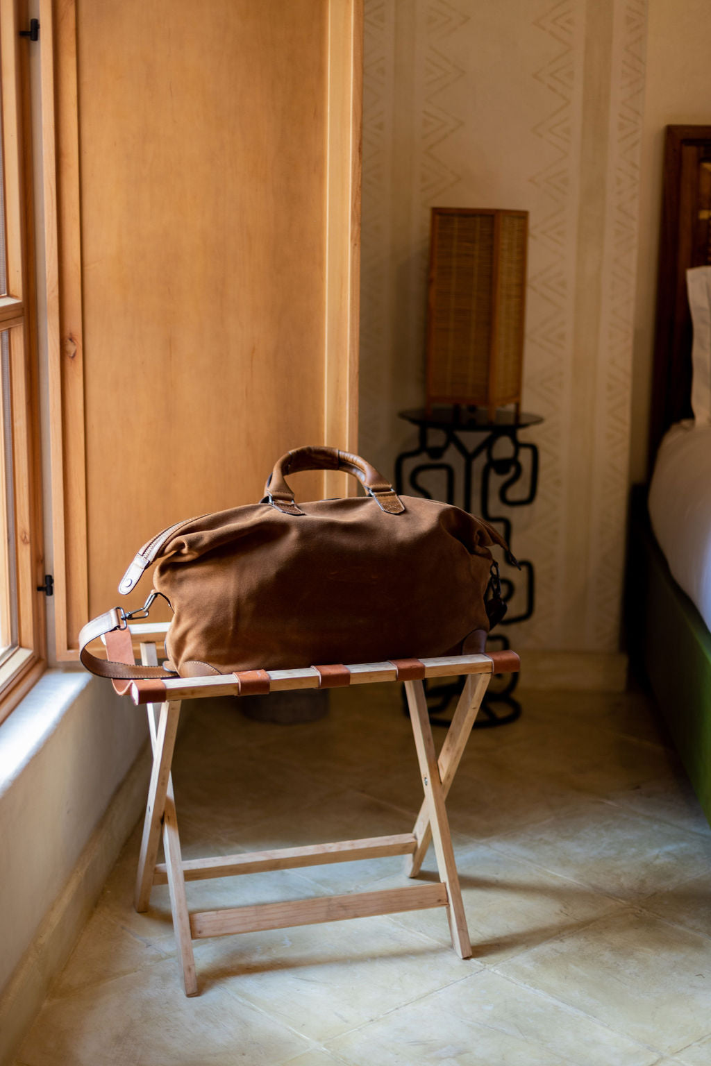 The Valise (Suede) - Tabacco