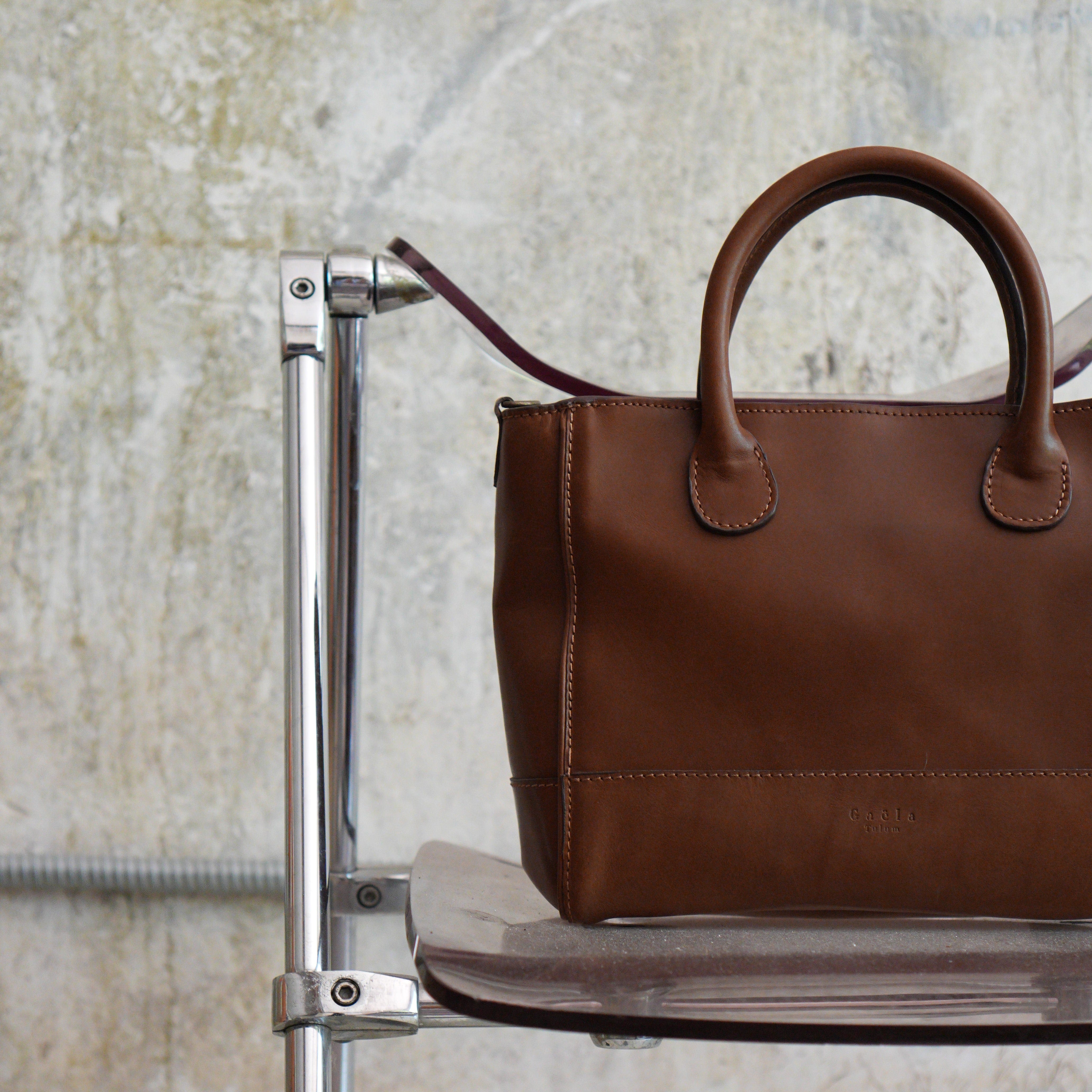 The Handbag (Leather) -Miel
