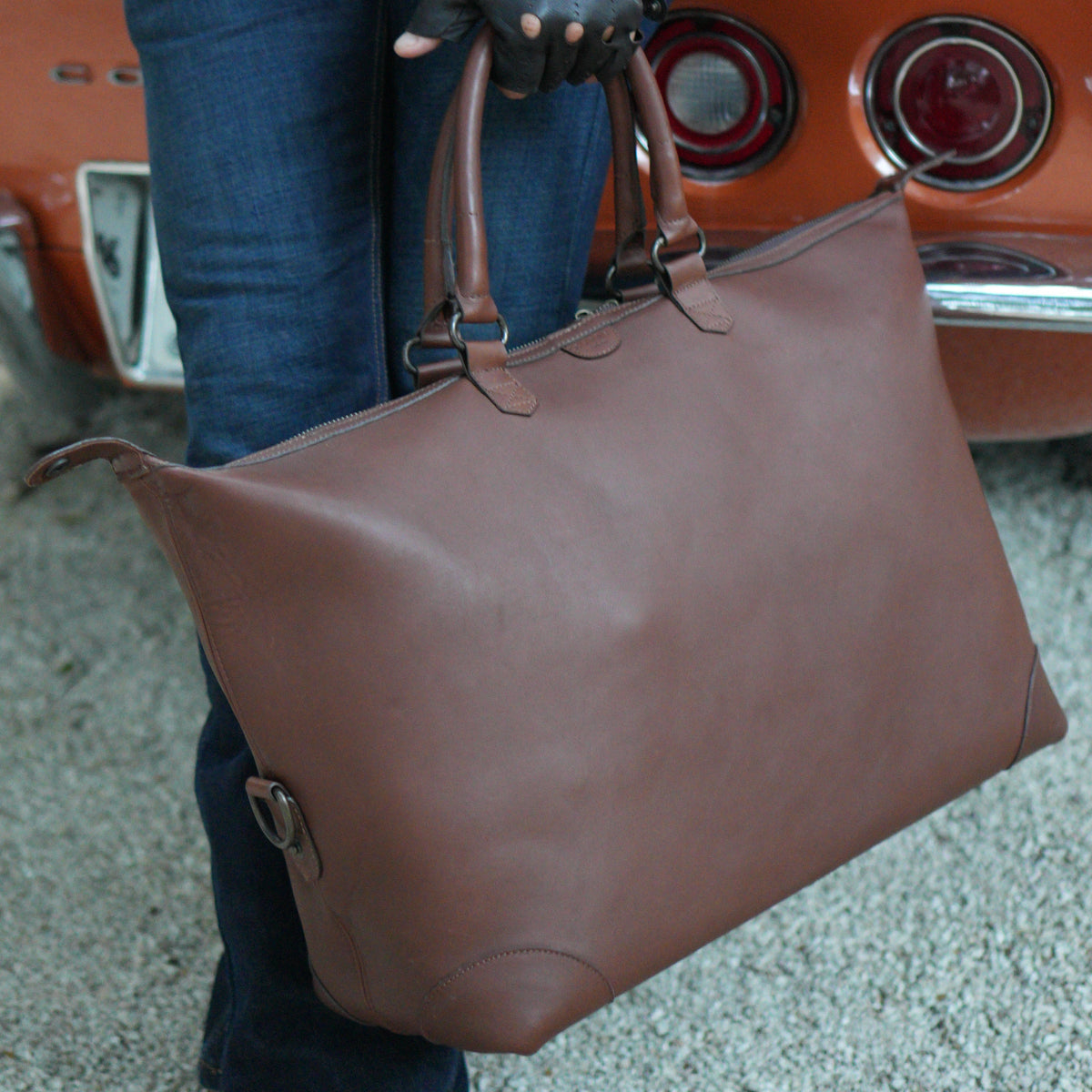The Valise (Leather) - Miel