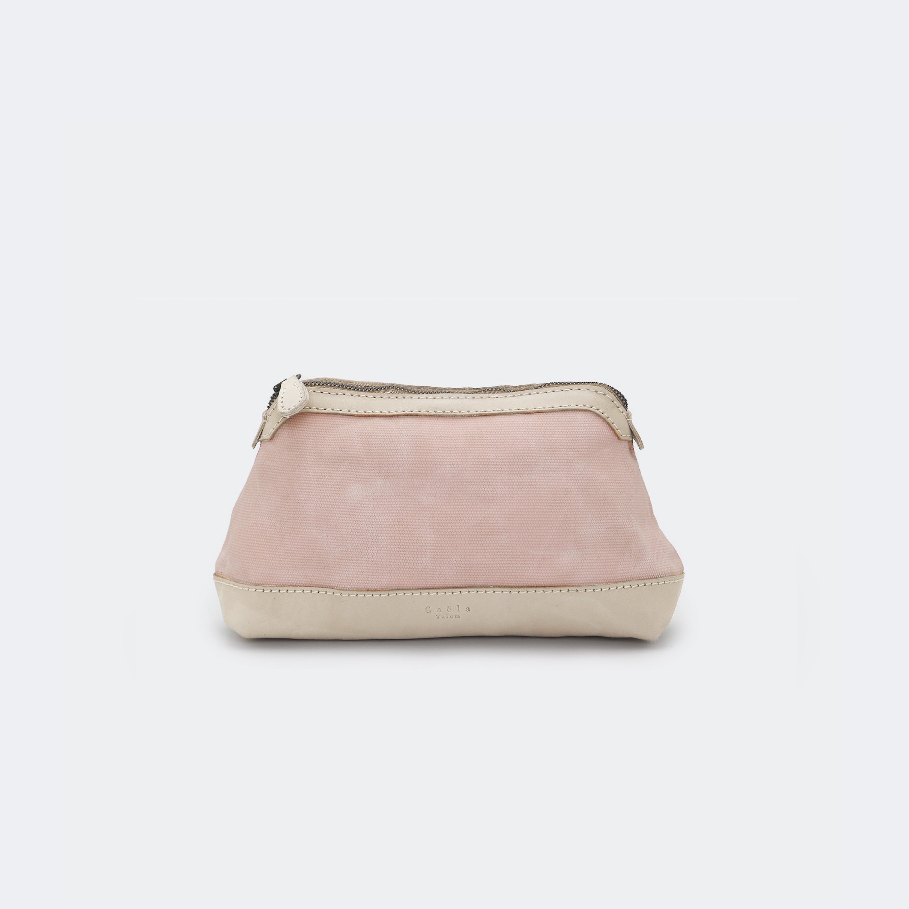 The Essentials Case (Waxed Cotton) - Blush