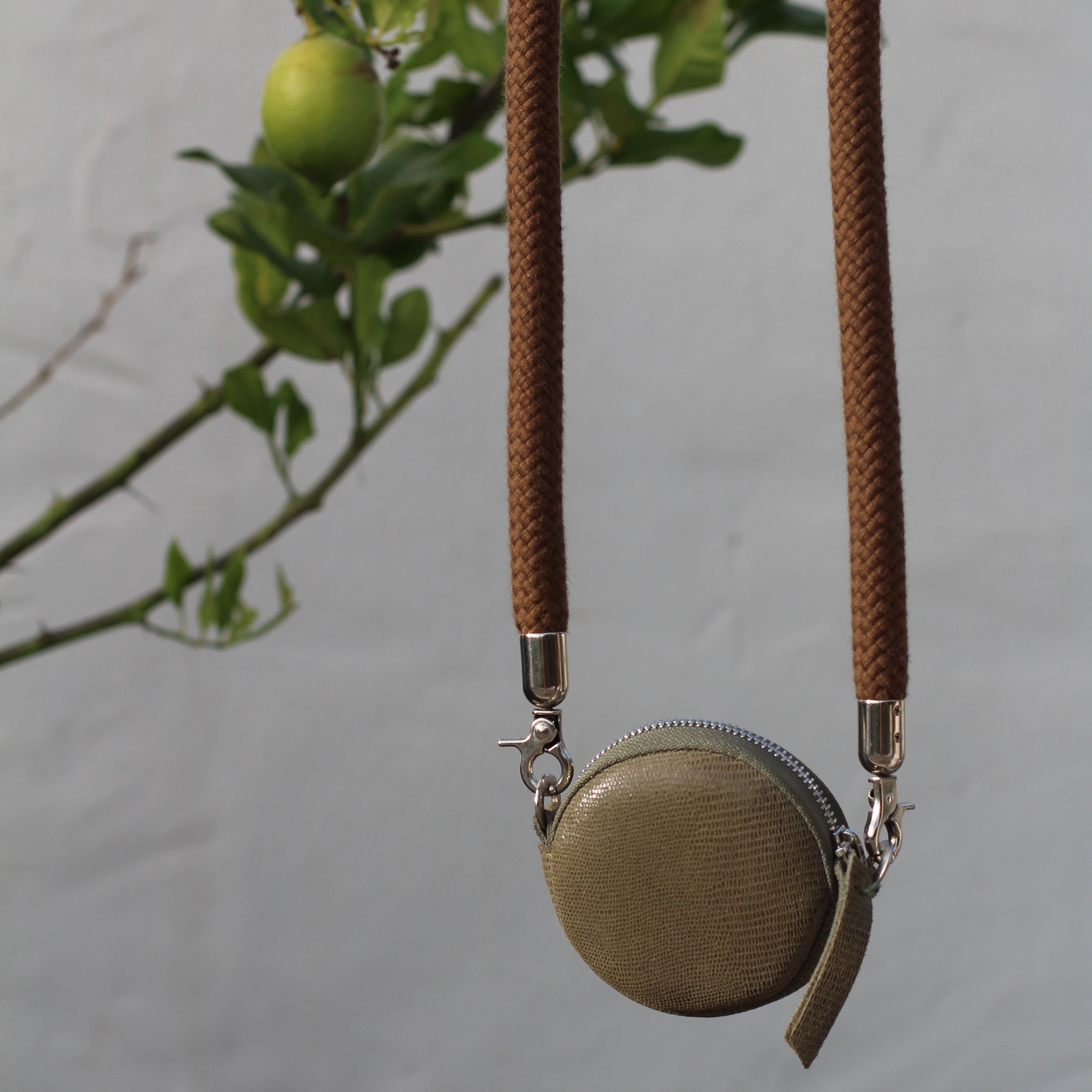 Keyholder Sage + Strap Cord Olive