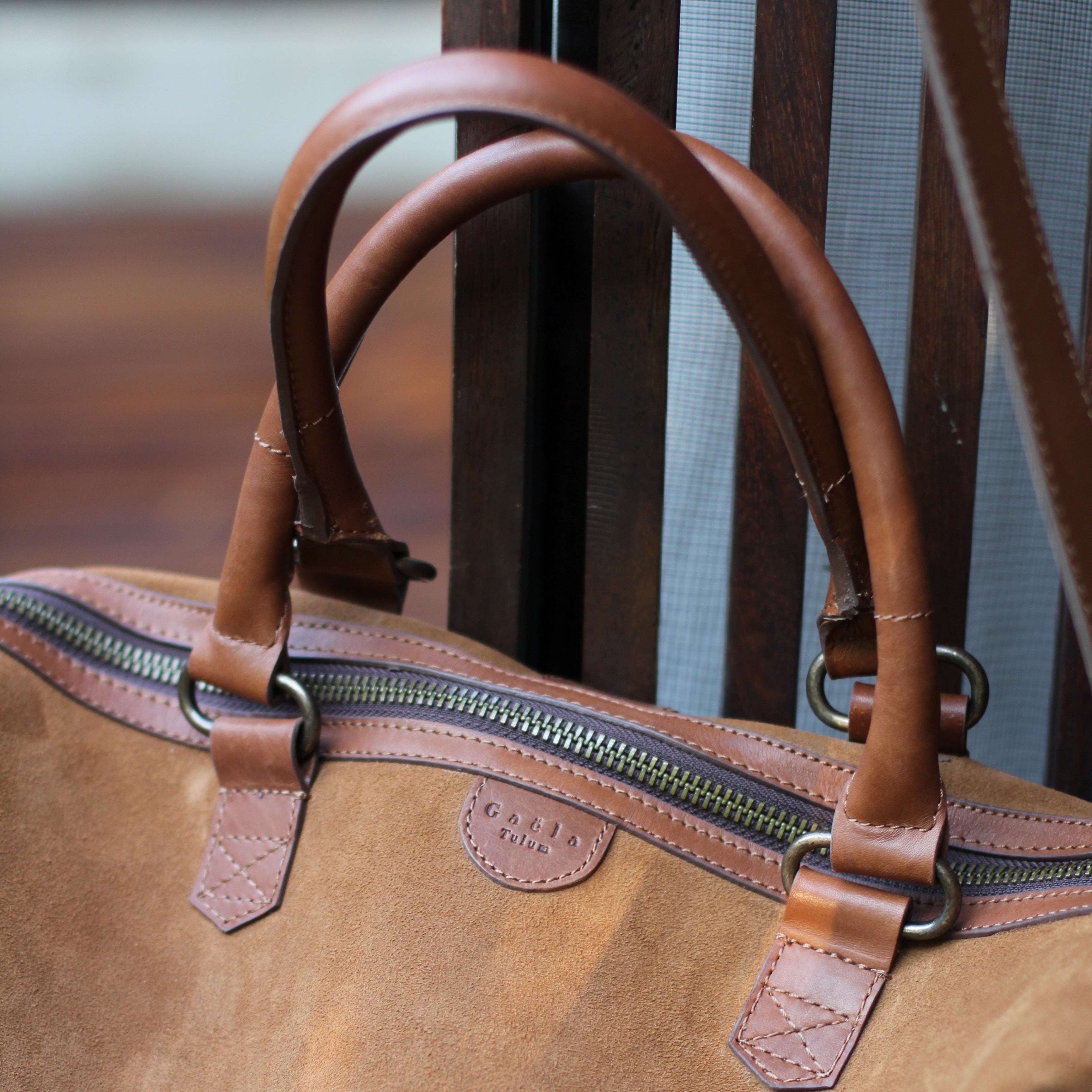 The Valise (Suede) - Tabacco