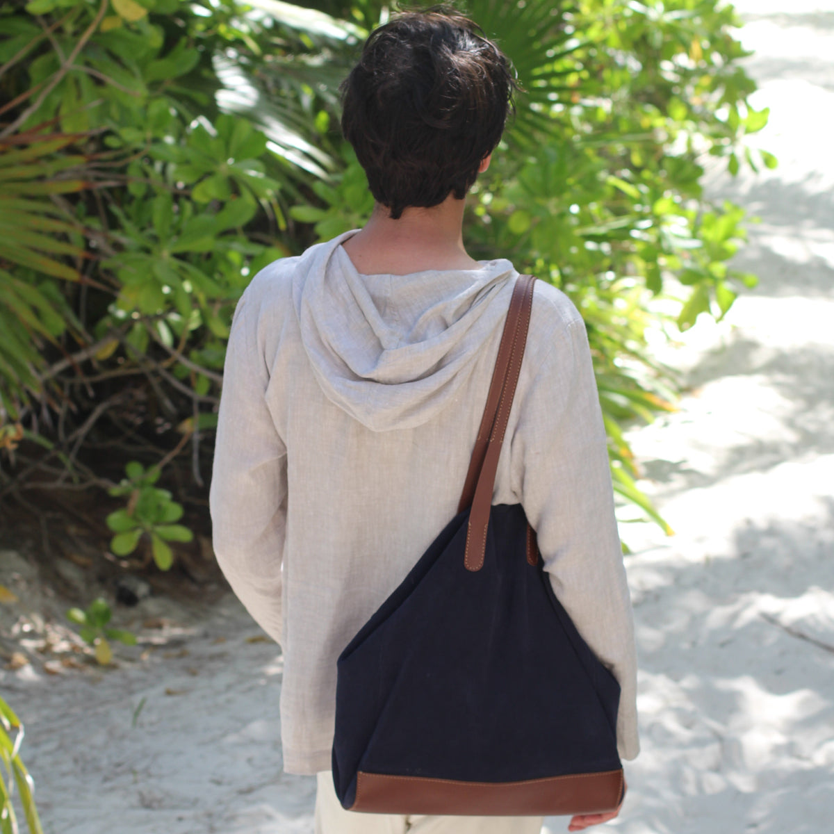 The Tote Bag (Leather) - Marino