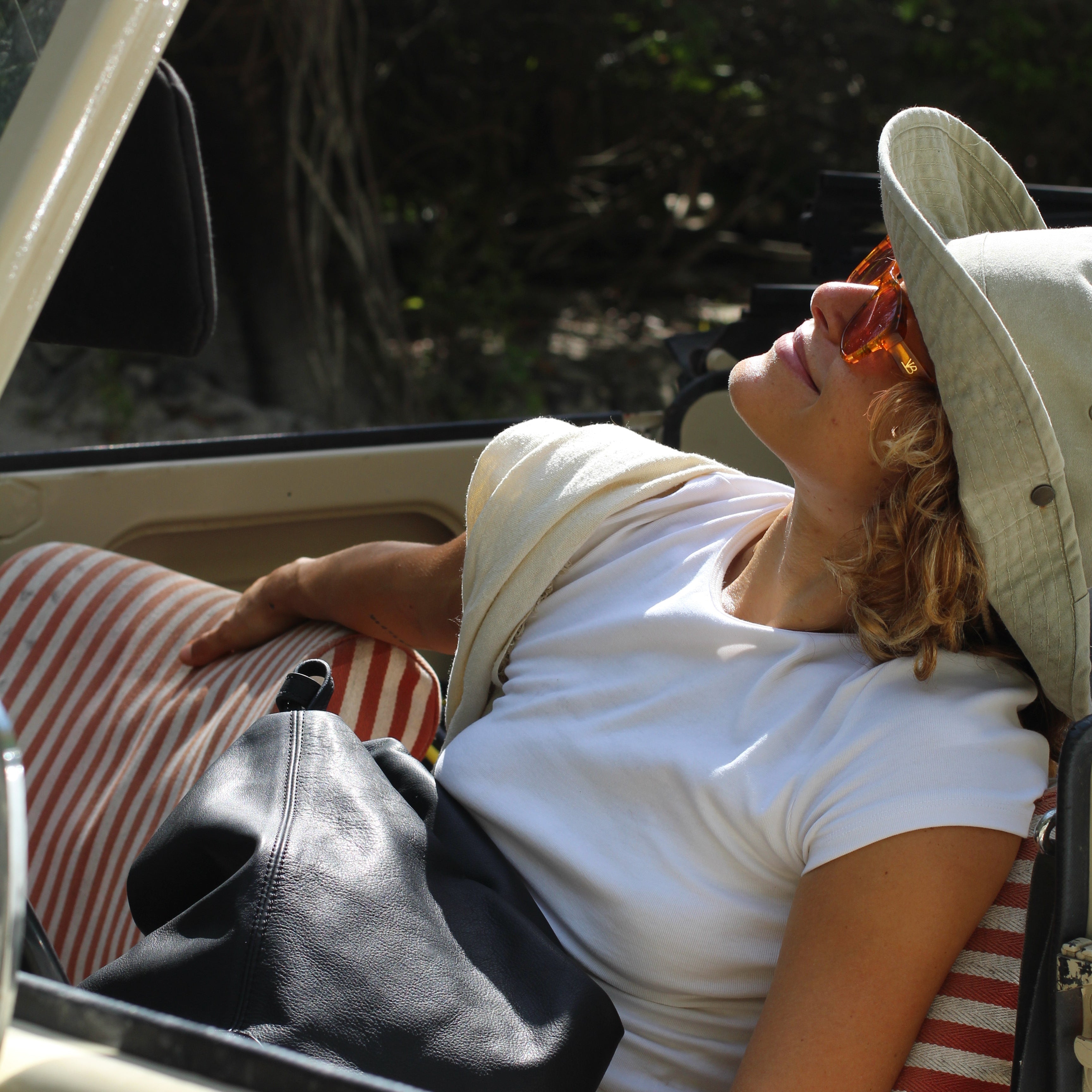 The Backpack (Leather) - Black