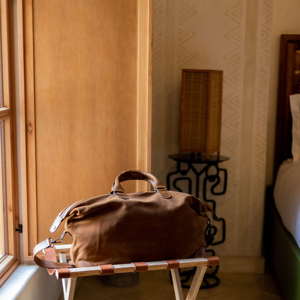 The Valise (Suede) - Tabacco