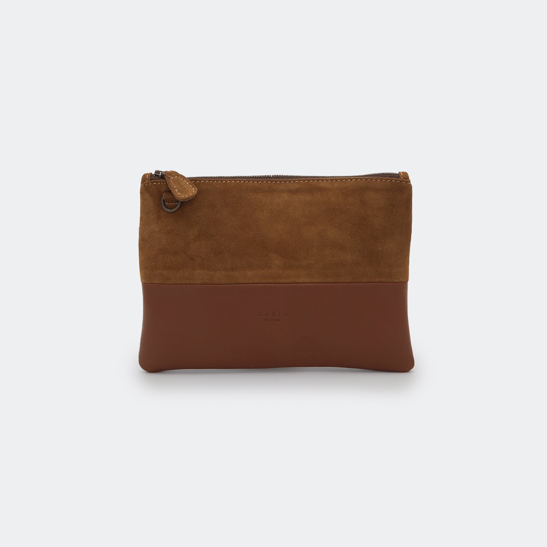 Leather - Pochette Tabaco