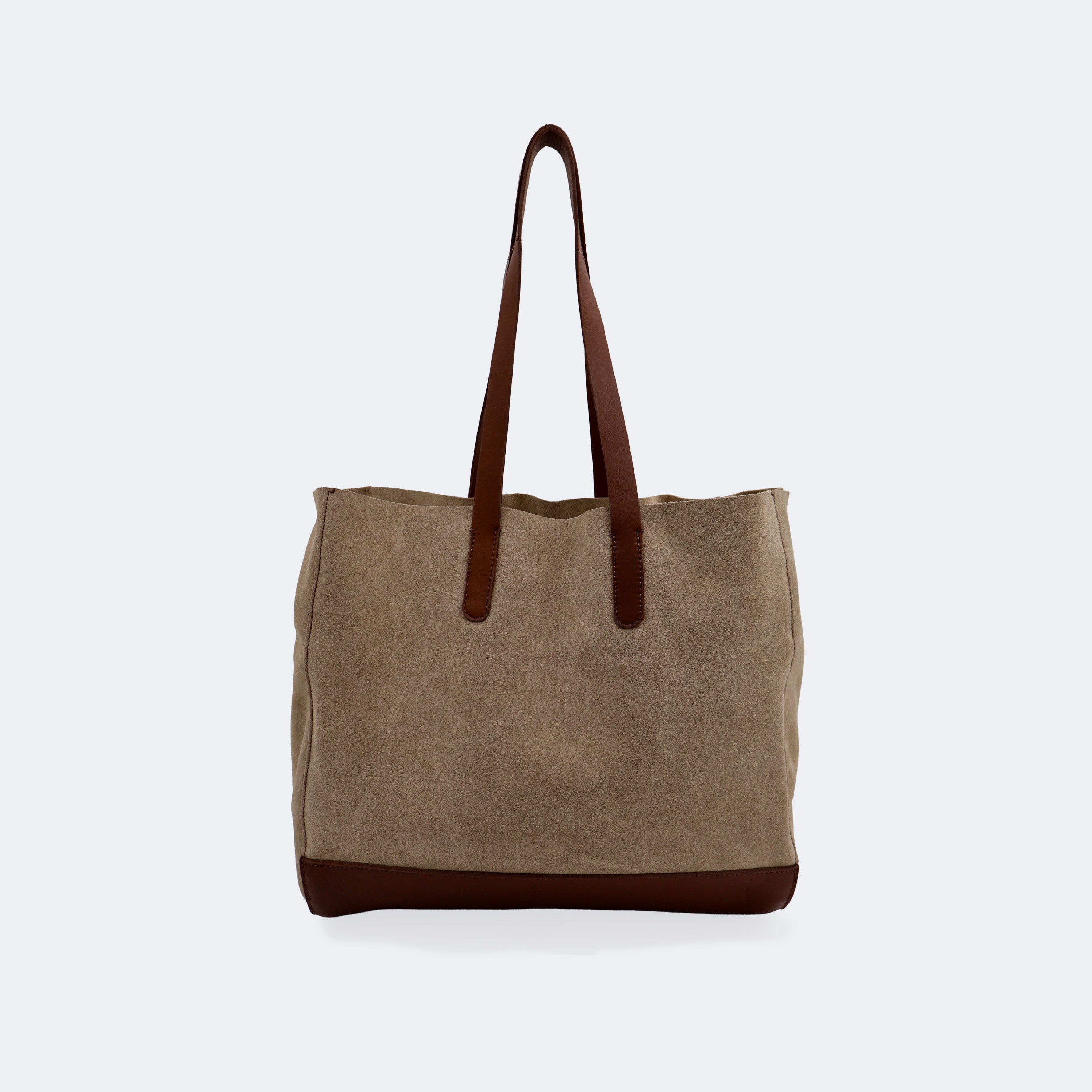 The Tote Bag (Leather) - Sand