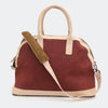 Cowhide Waxed Cotton  Weekend Bag Vino