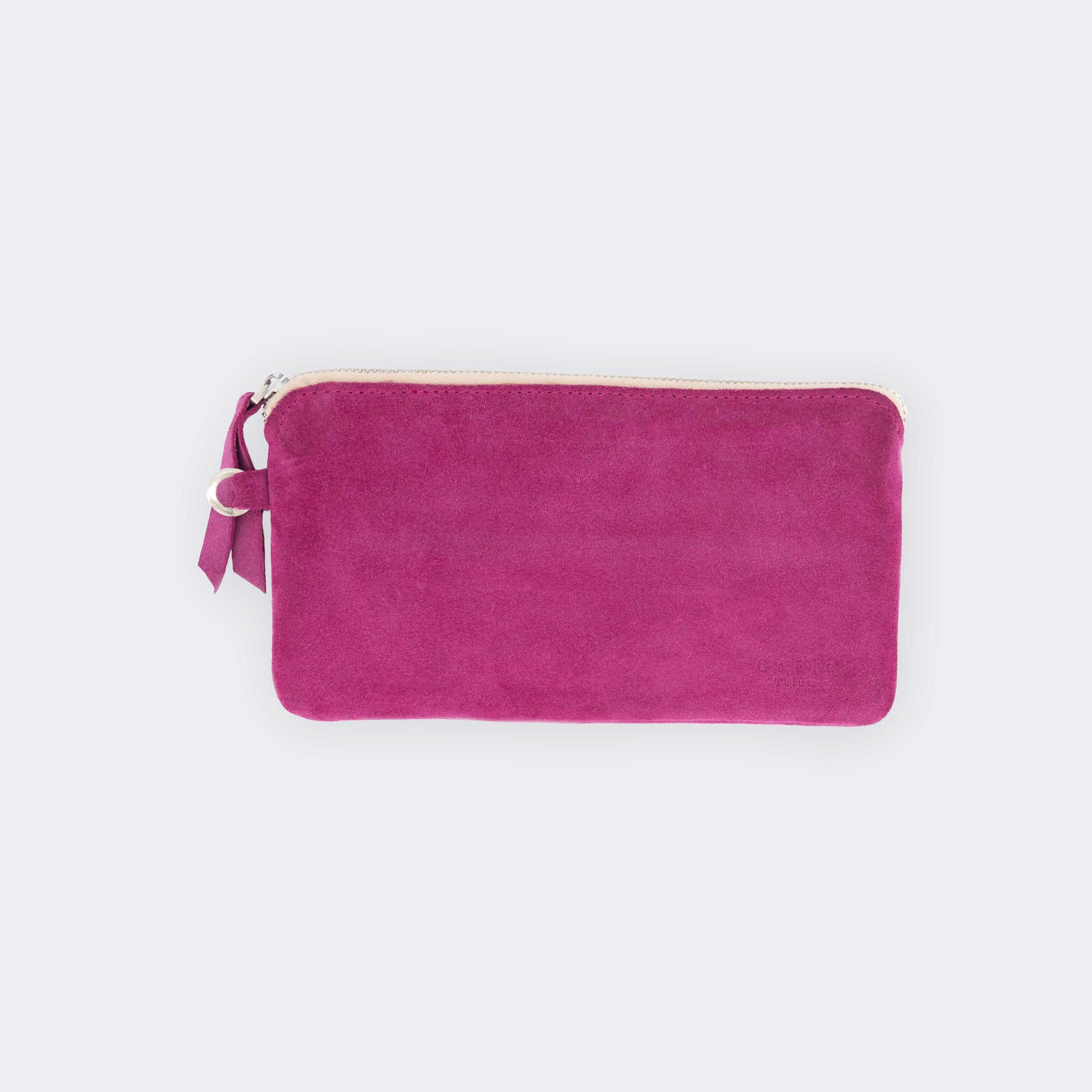 Suede Wallet - Fucsia