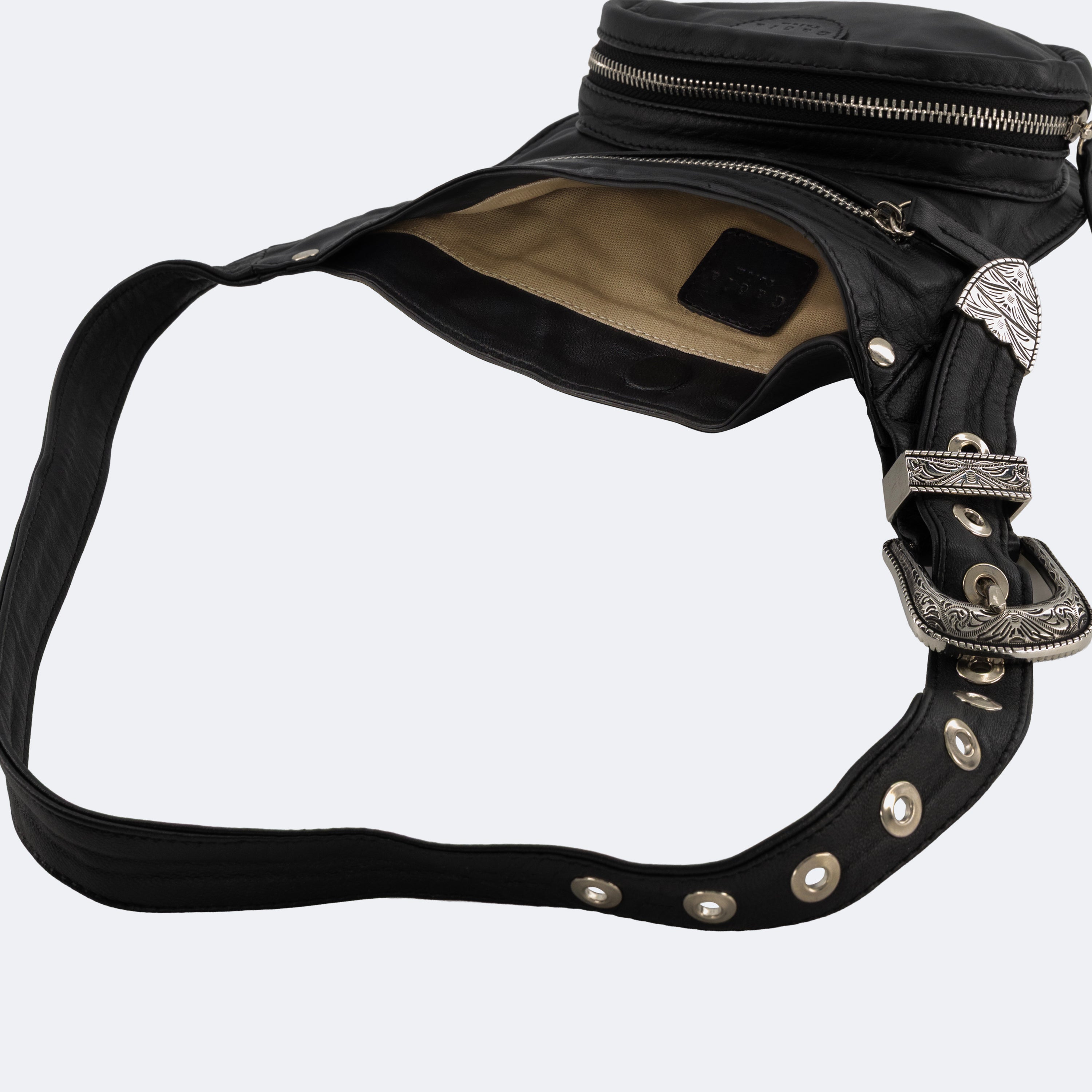 The Sac Ceinture (Leather) - Black